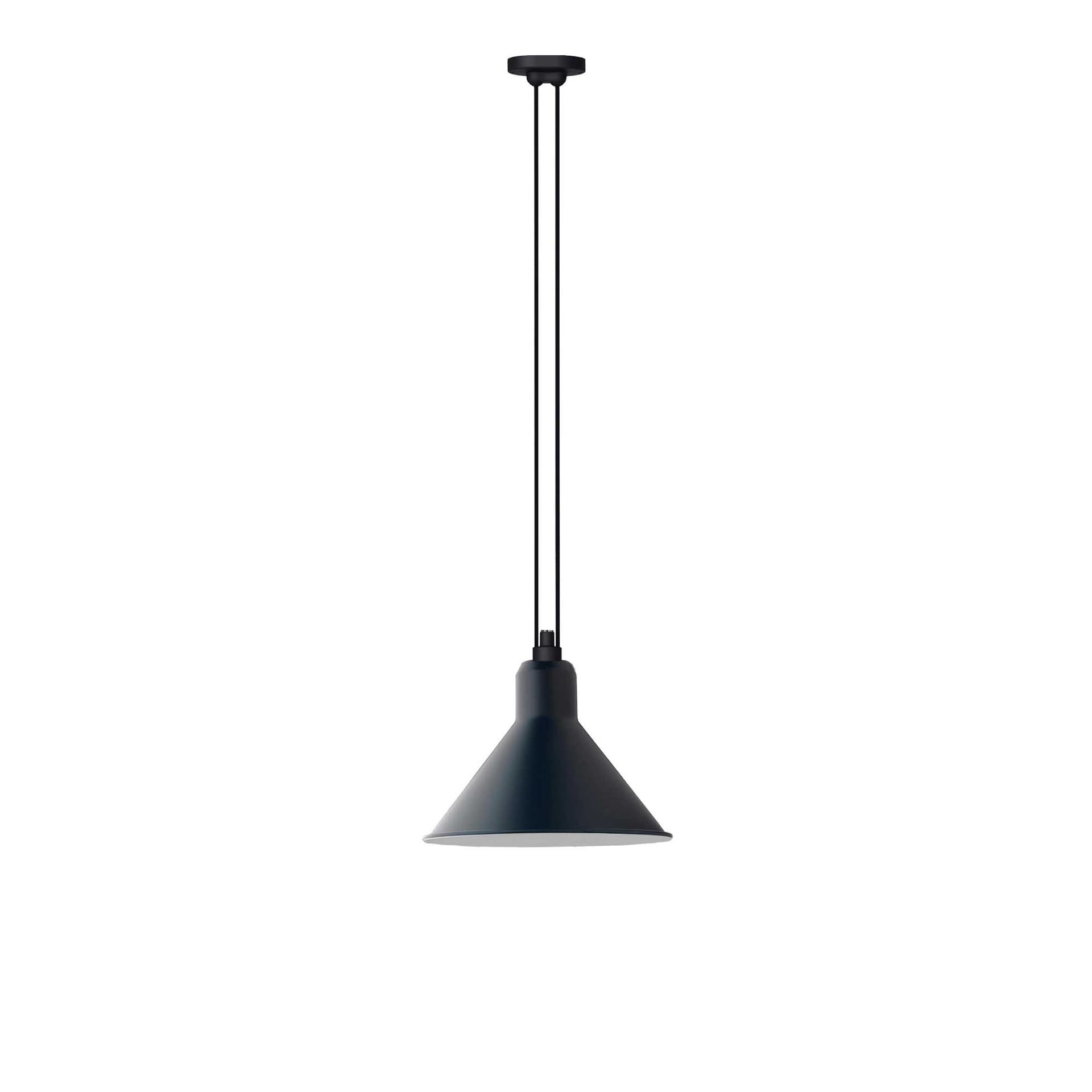 Lampe Gras - 322 XL Pendel Konisk Blå