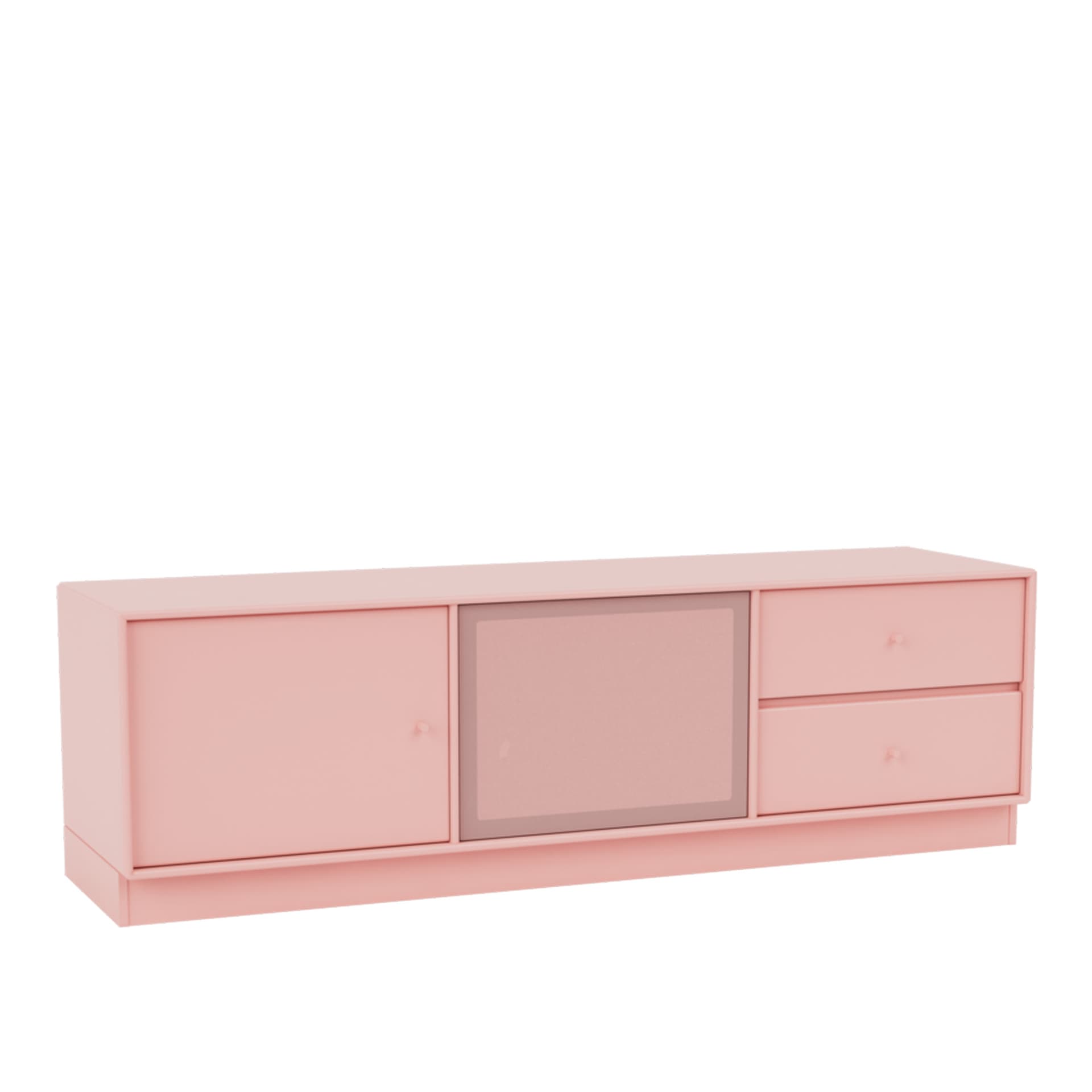 Montana - Octave Vi TV Bench 167-Ruby 07 Plinth 7 cm - TV-benker - Peter J. Lassen - Rosa - Tre