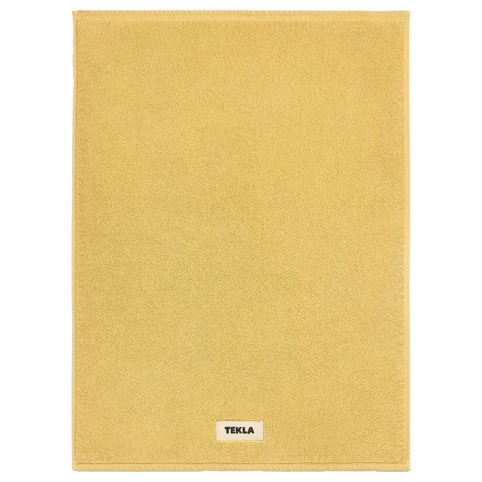 Tekla -  Terry Solid Ochre Yellow badrumsmatta 50 x 70 cm - Baderomsmatter - Gul