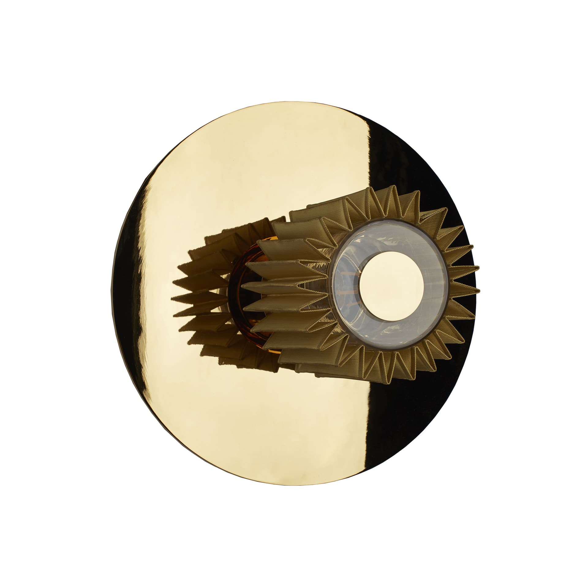 DCW - In The Sun 270 Vegglampe Guld/Guld