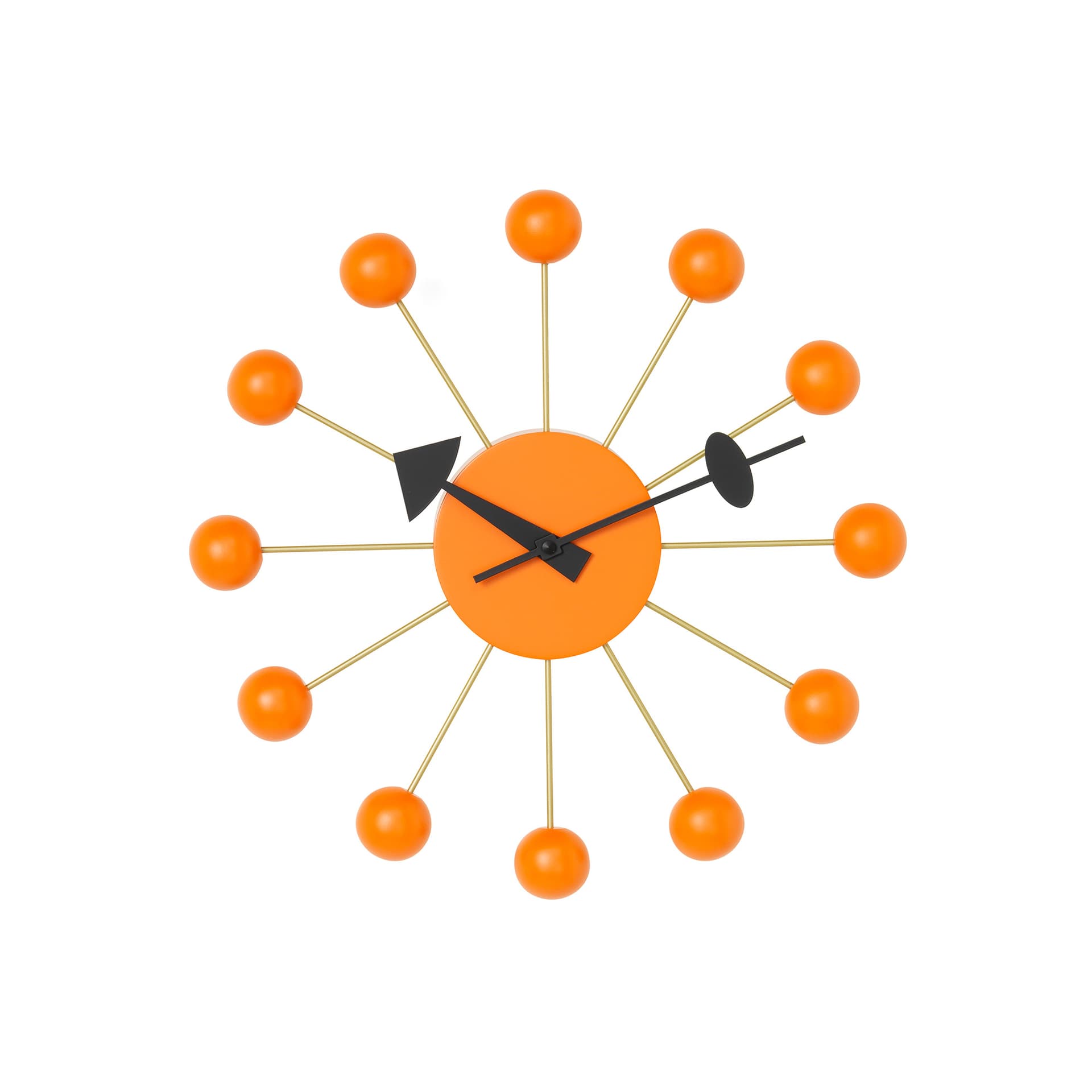 Vitra - Ball Clock Orange - Klokker - George Nelson - Oransje