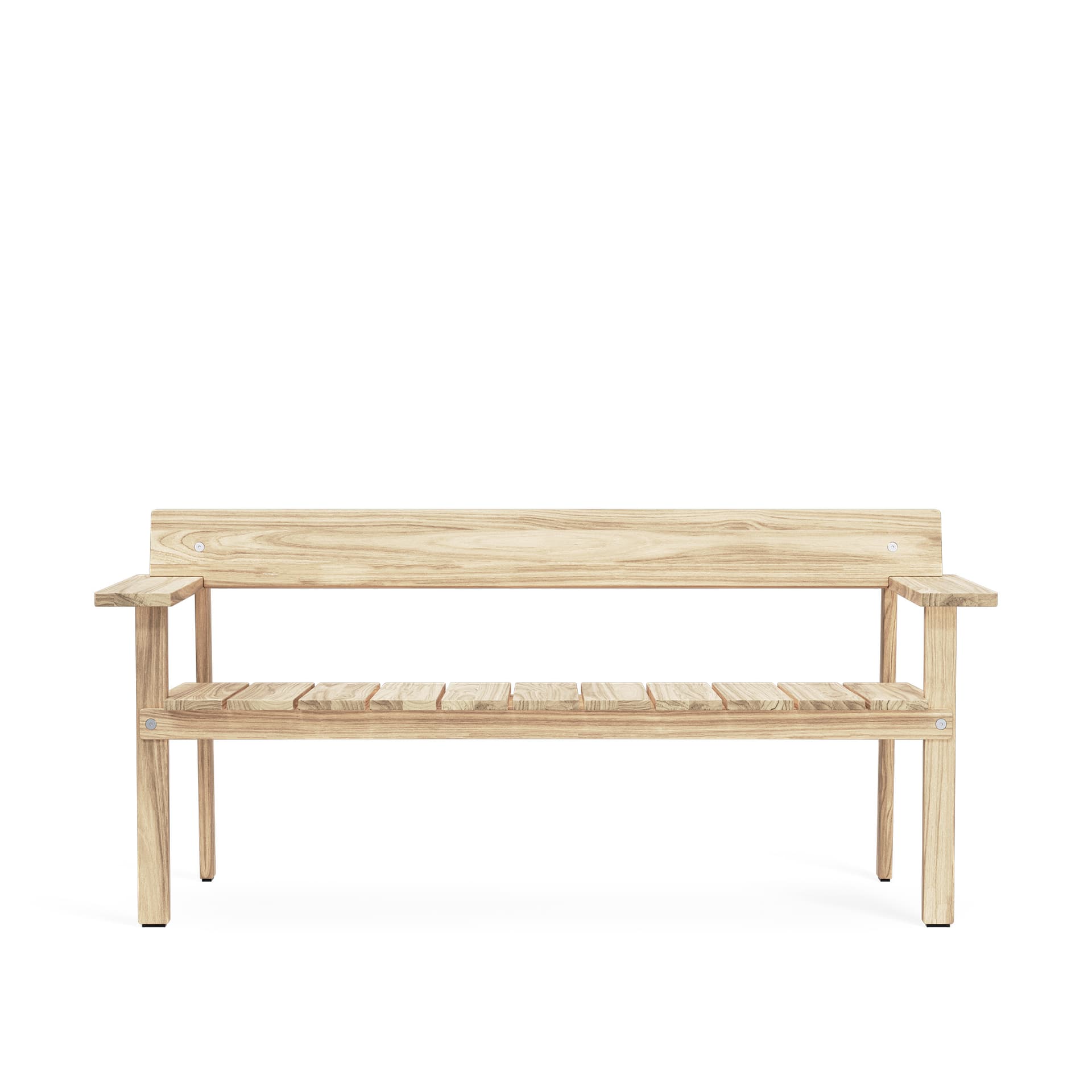Carl Hansen - GL101 Timbur Outdoor Bench, Teak - Hagebenker & sofaer - Gudmundur Ludvik Gretarsson - Tre farget - Tre