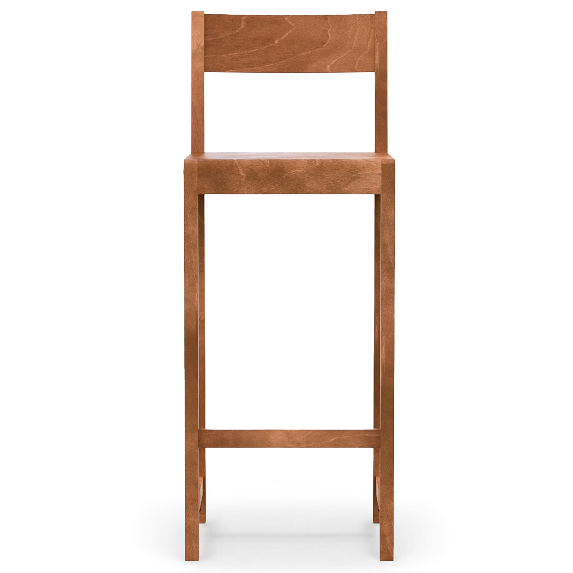 Frama - Bar Chair 01 – Warm Brown Birch – H76 - Barstoler & barkrakker - Frama Studio - Tre farget - Tre