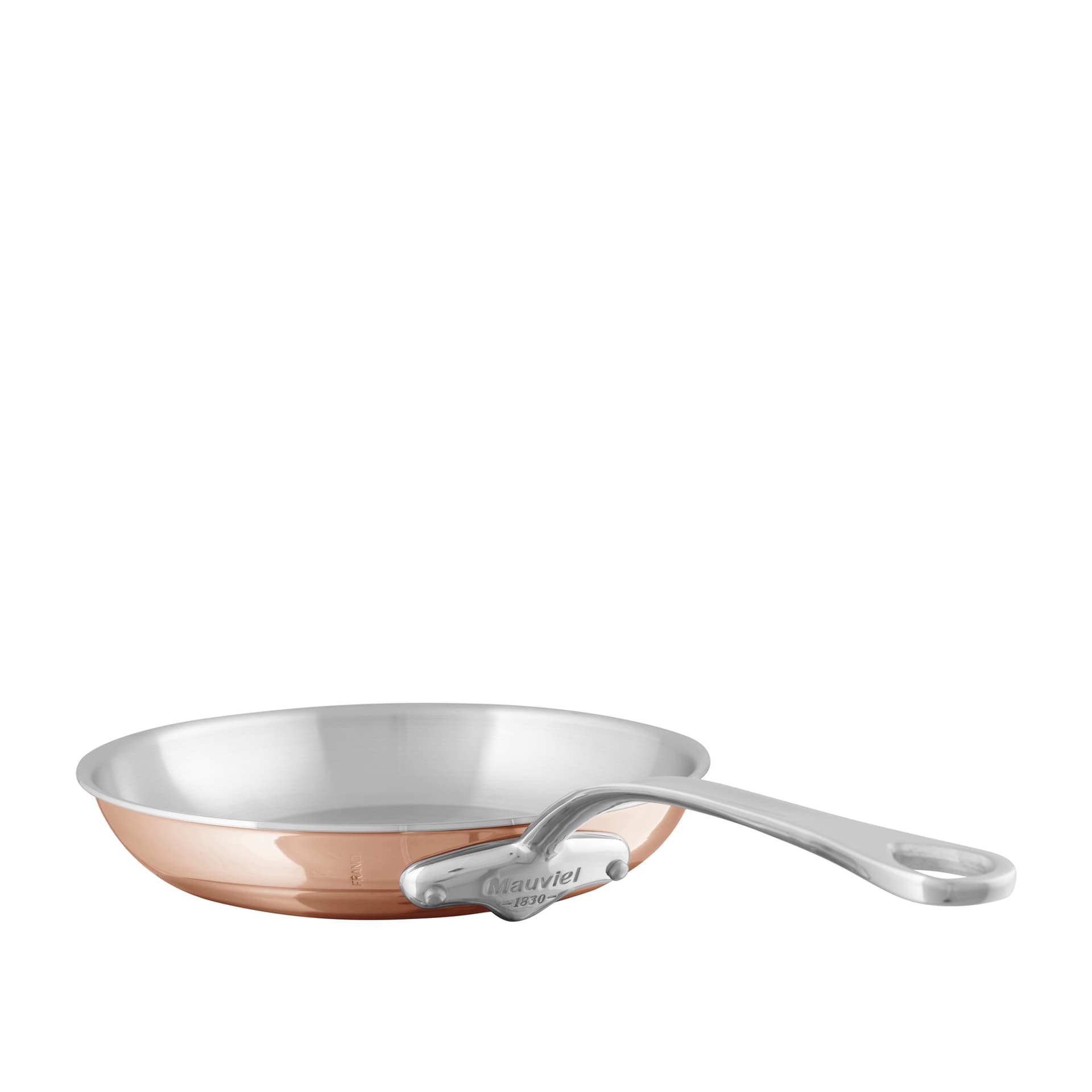 Mauviel - Frying Pan M'6S Copper/Steel - 26 cm - Stekepanner - Sølv,Kobber