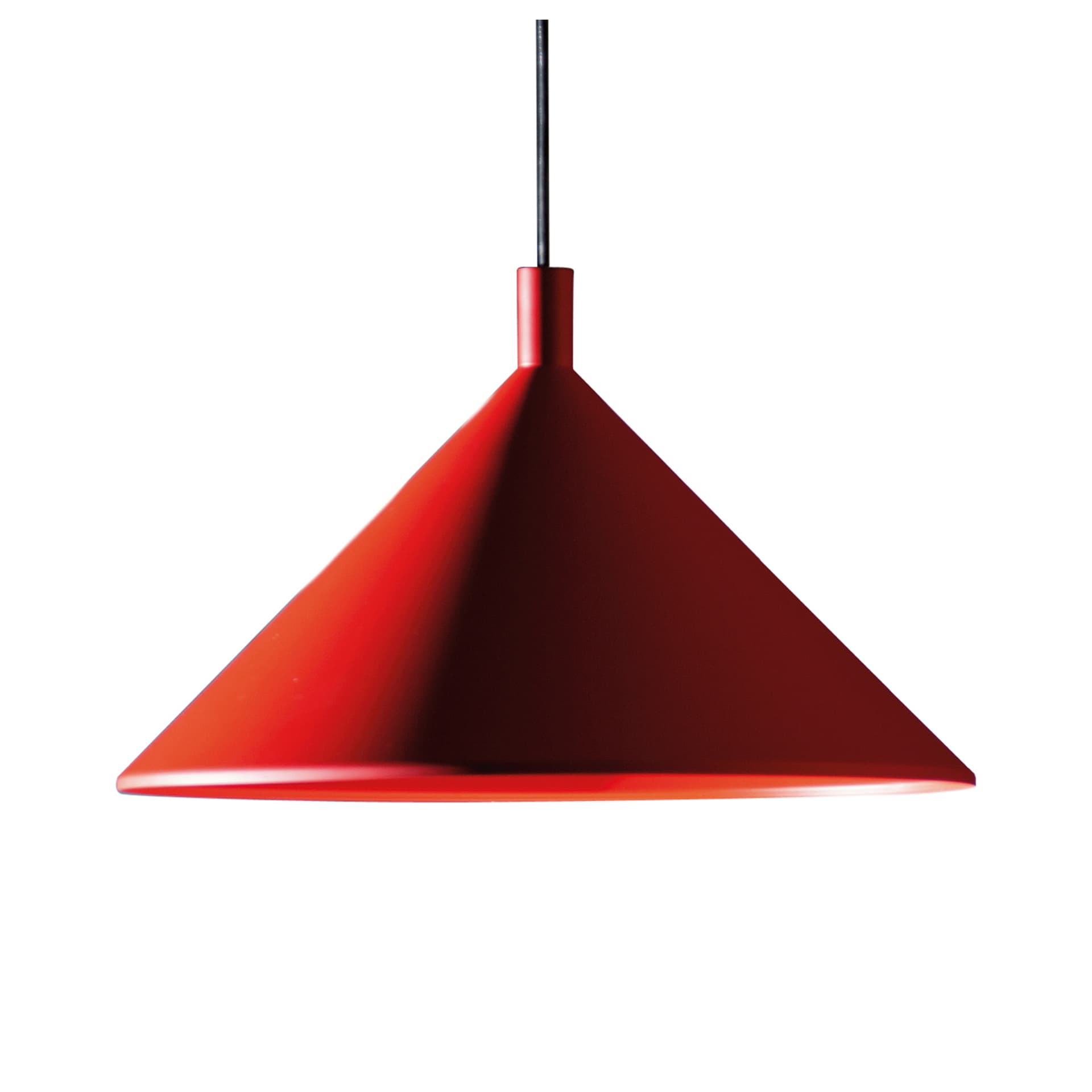 Martinelli Luce - Cono Ø45 cm – Red - Pendellamper - Elio Martinelli - Rød