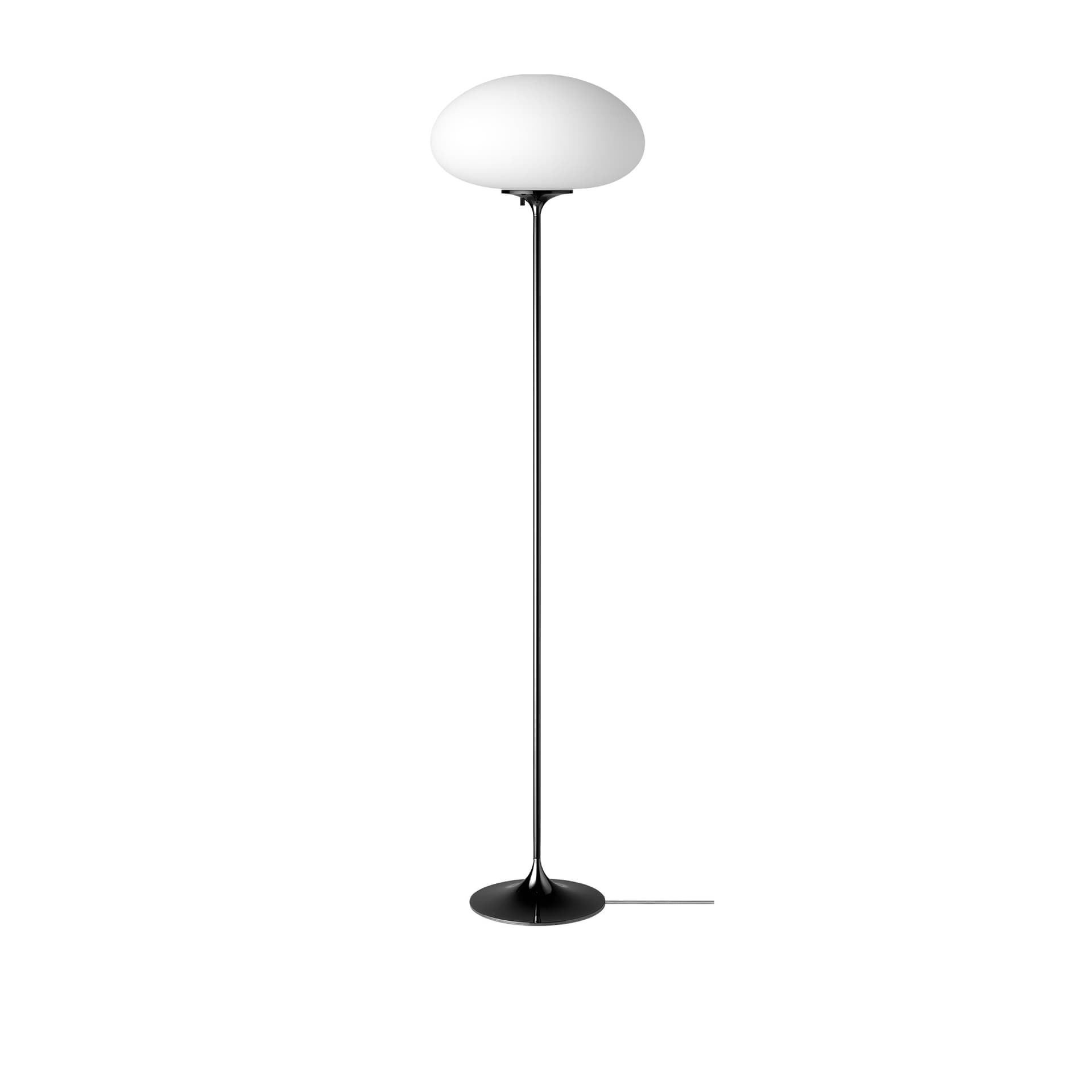 Gubi - Stemlite Golvlampa - Black Chrome 150 cm - Skjermlamper - Bill Curry - Svart
