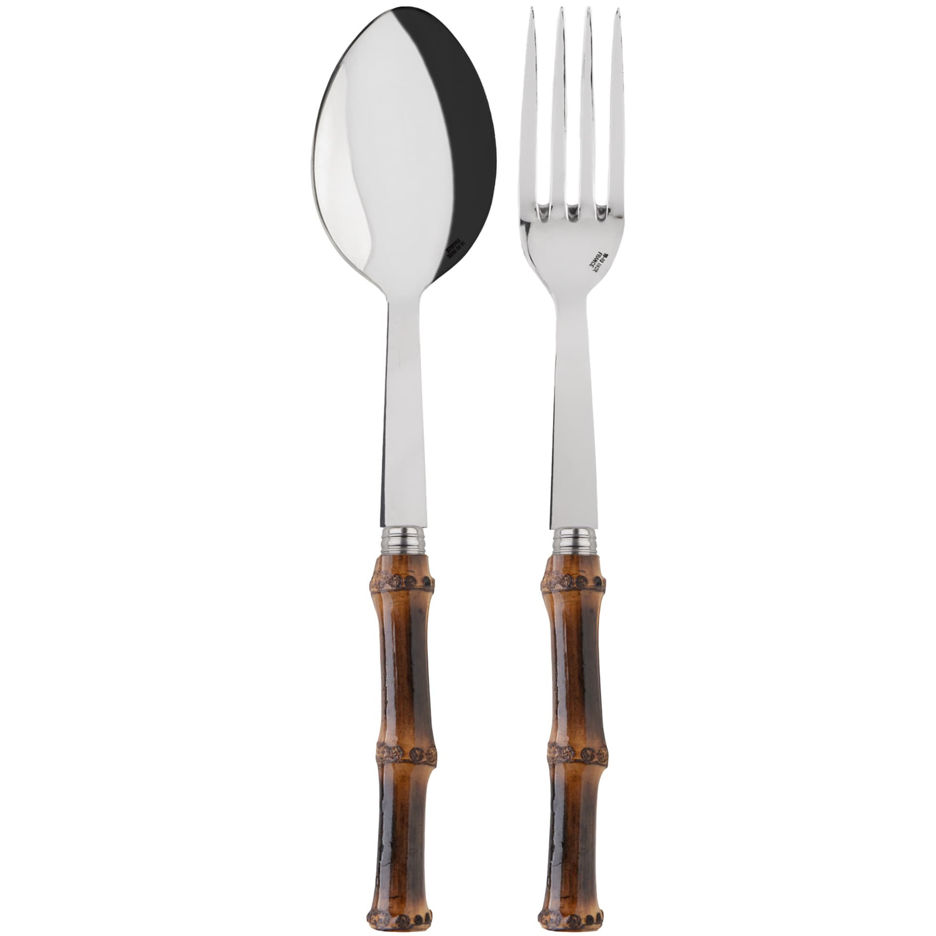 Sabre Paris - Panda Serving Set Dark Bamboo - Serveringsbestikk - Pascale Gelb - Metall
