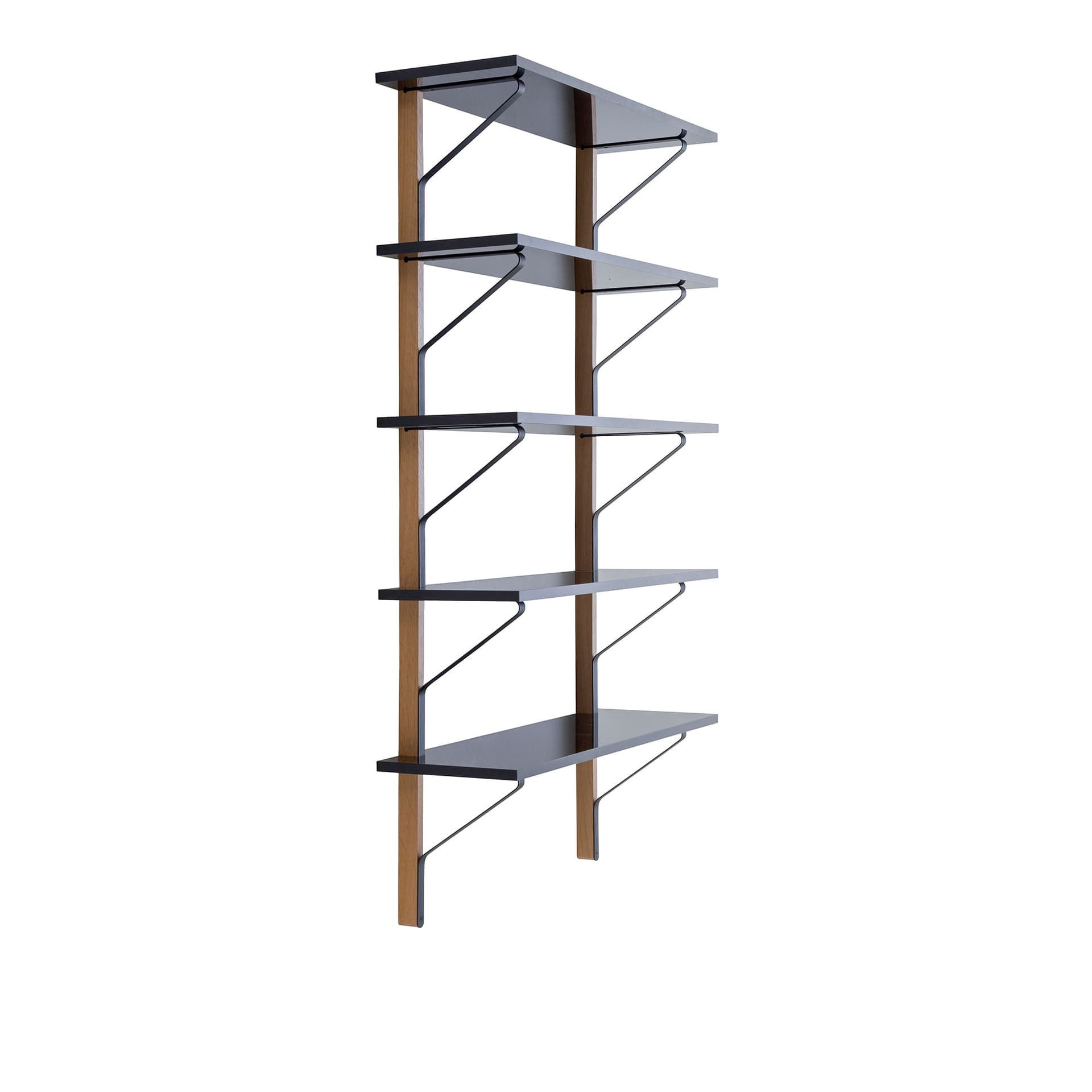 Artek - Kaari Shelf REB 009 - Vegghyller - Ronan & Erwan Bouroullec - Svart - Metall/Tre/Syntetisk materiale
