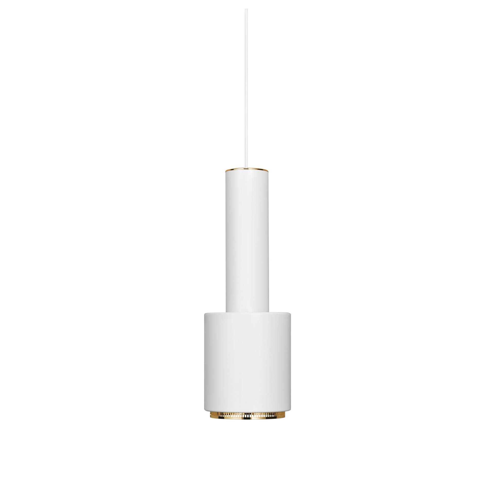 Artek - A110 Hand Grenade Pendel White/Brass