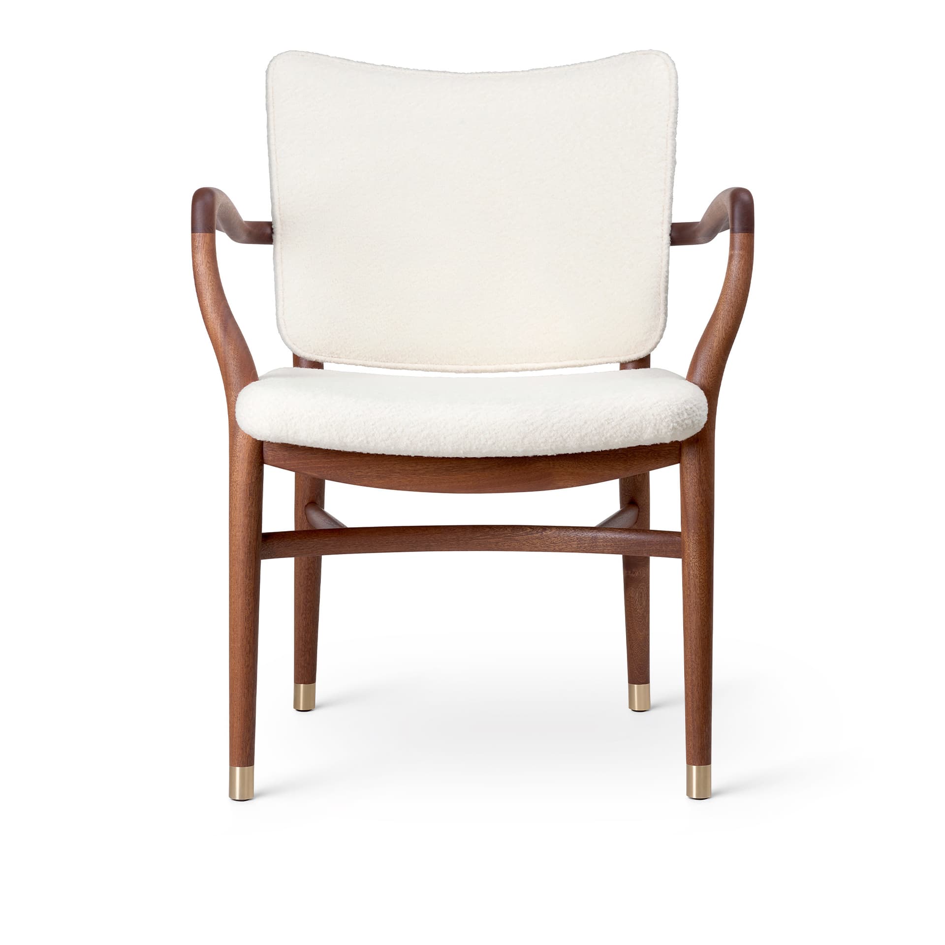 Carl Hansen - VLA61 Armchair Mahogany Oil Baru 0200 - Spisestoler - Vilhelm Lauritzen - Tre farget - Tre