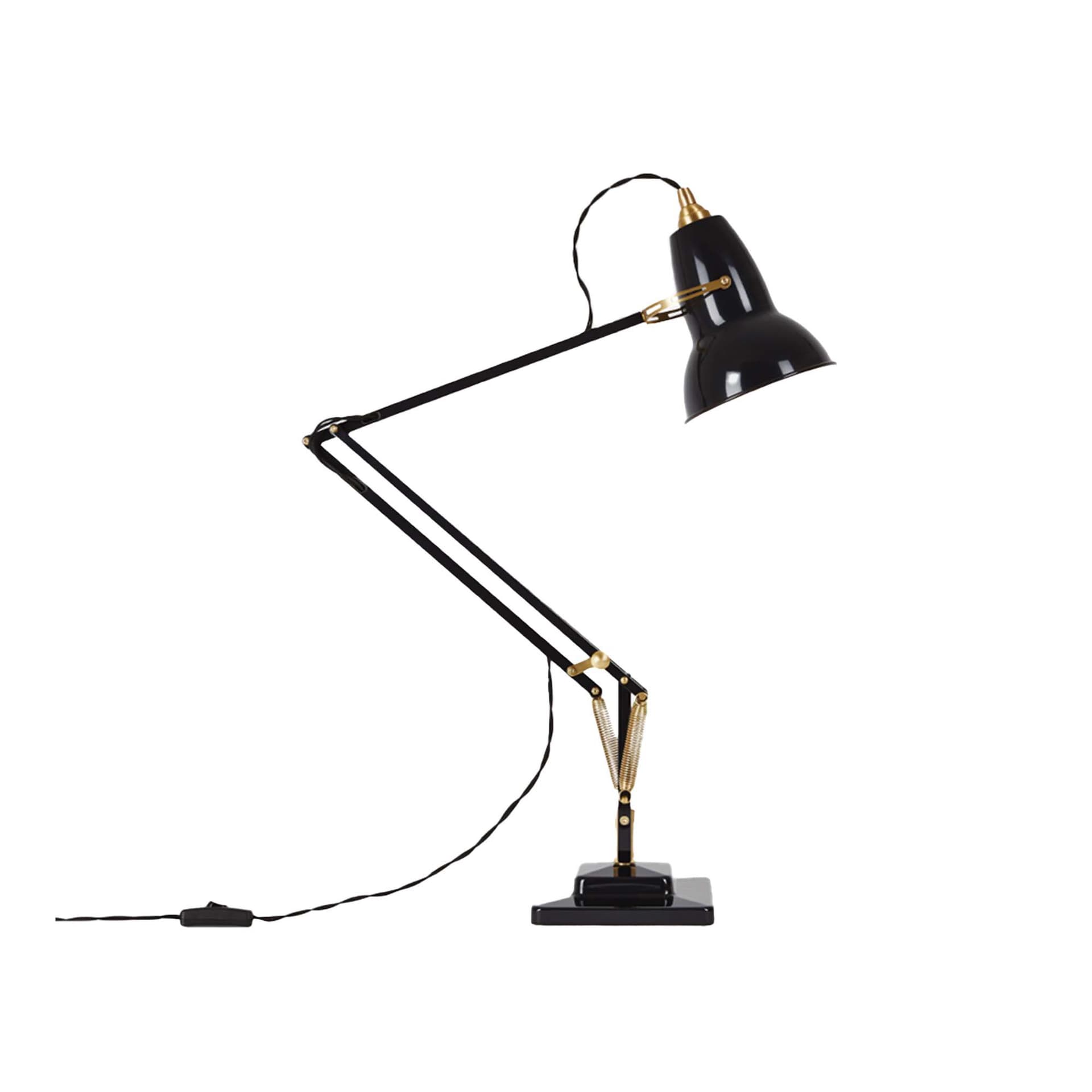 Anglepoise - Original 1227 Brass Skrivebordslampe Jet Black