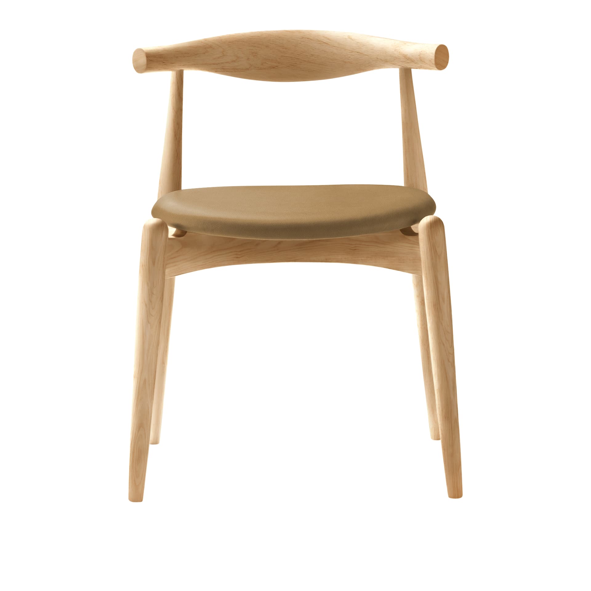 Carl Hansen - CH20, Klarlackad Ek, Lädergrupp B Thor - 325 - Spisestoler - Hans J. Wegner - Tre farget - Tre