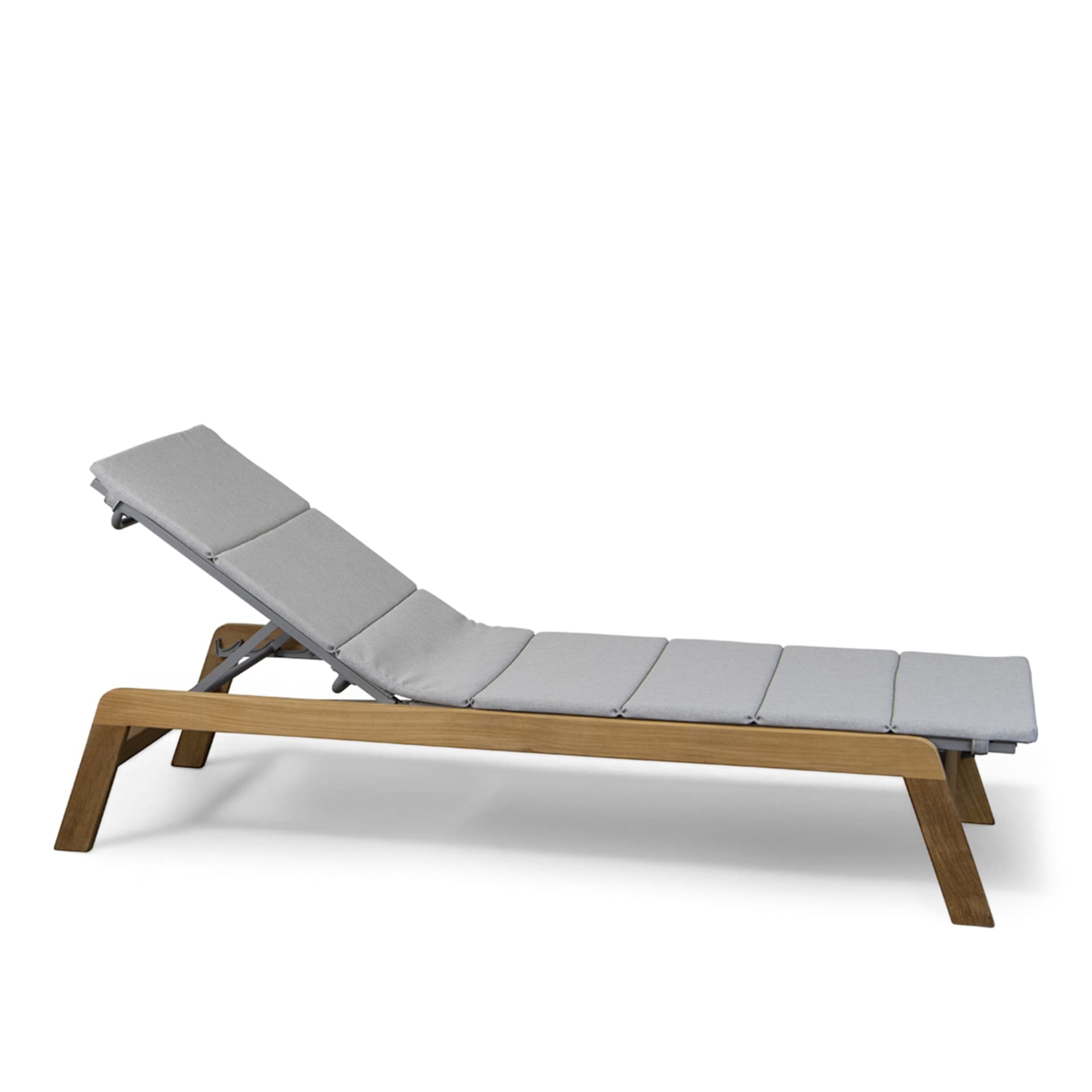 Cane-Line - Siesta Teak - Solsängar - Cane-line Design Team - Tre/Tekstilmateriale