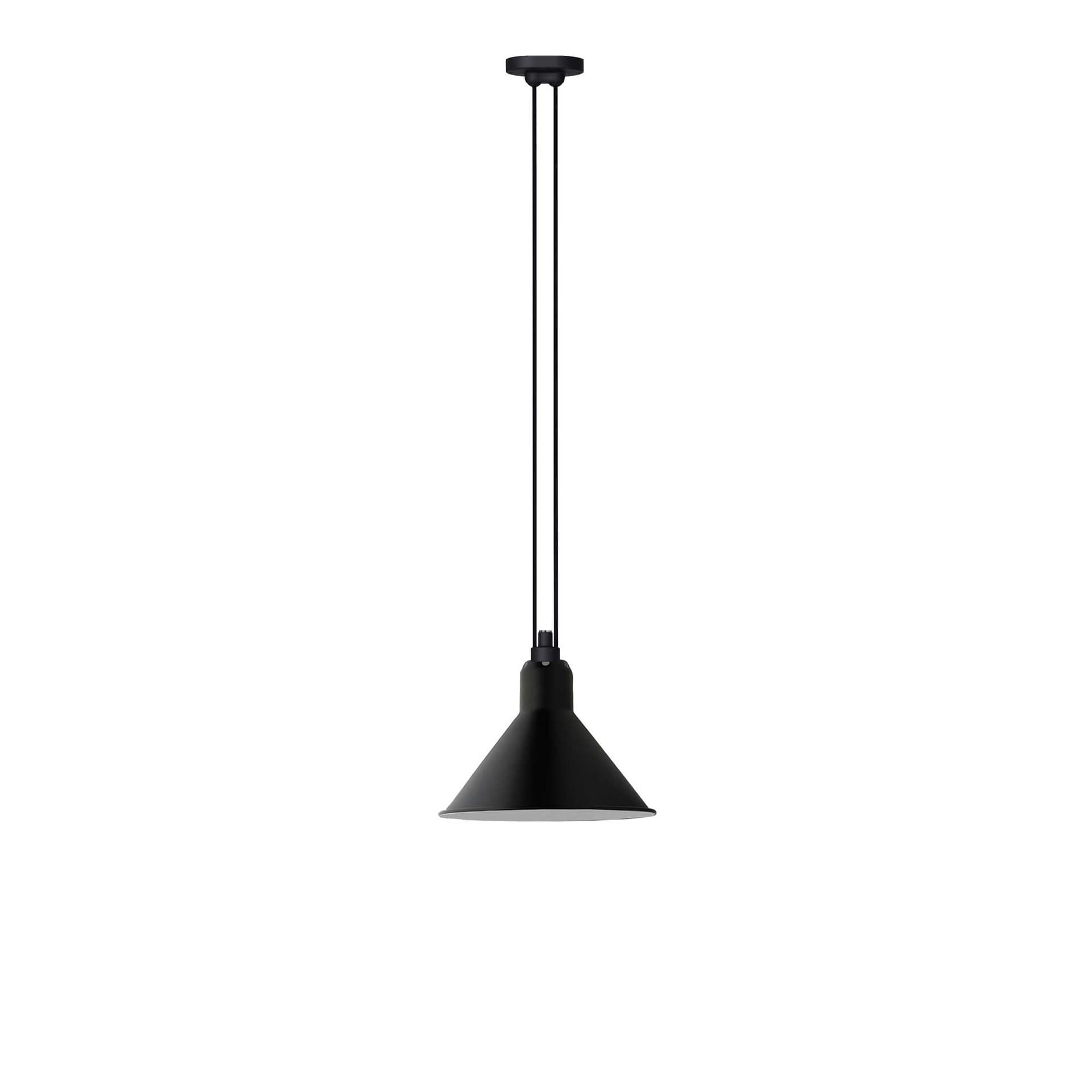 Lampe Gras - 322 L Pendel Konisk Svart