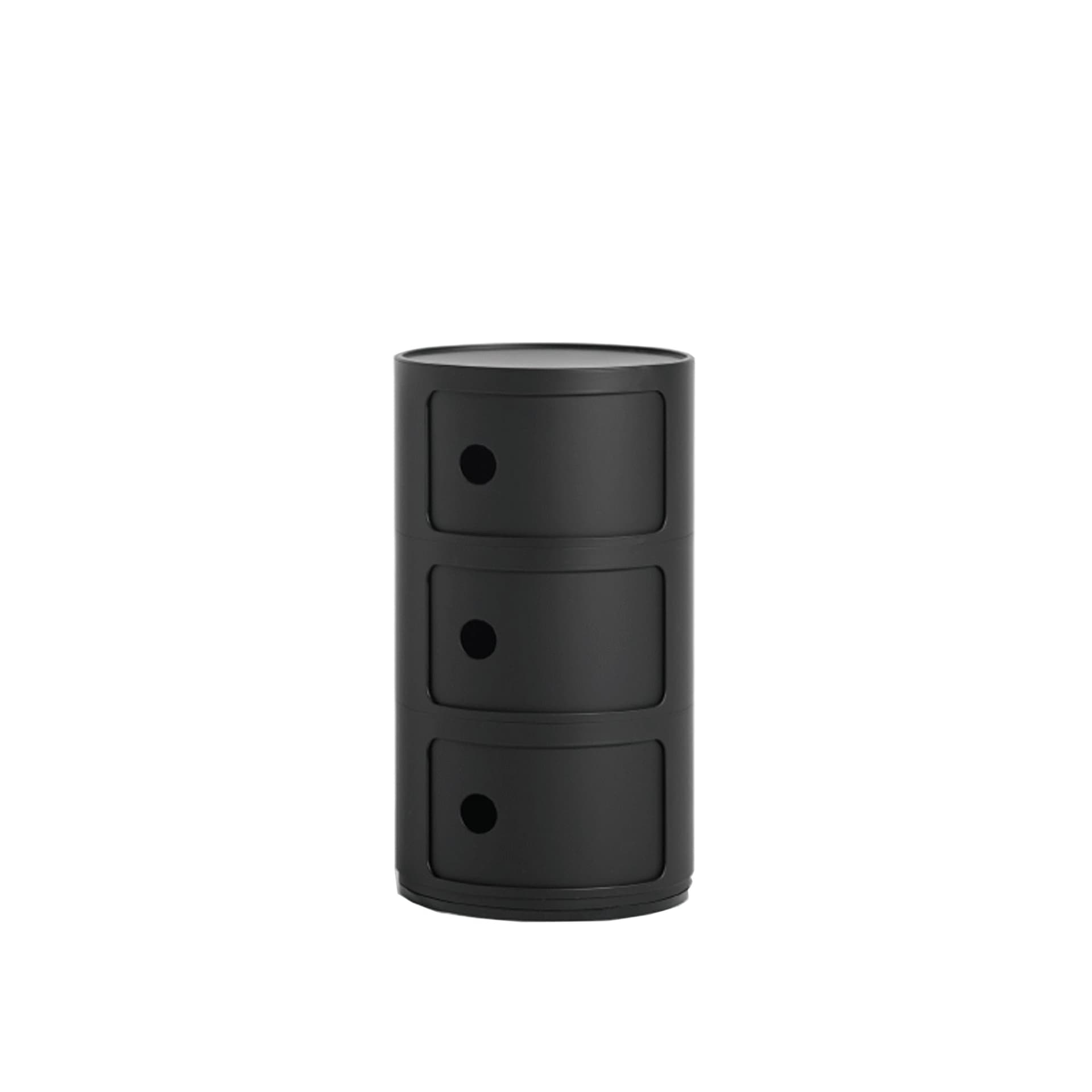 Kartell - Componibili 3 Sidebord Matt Black