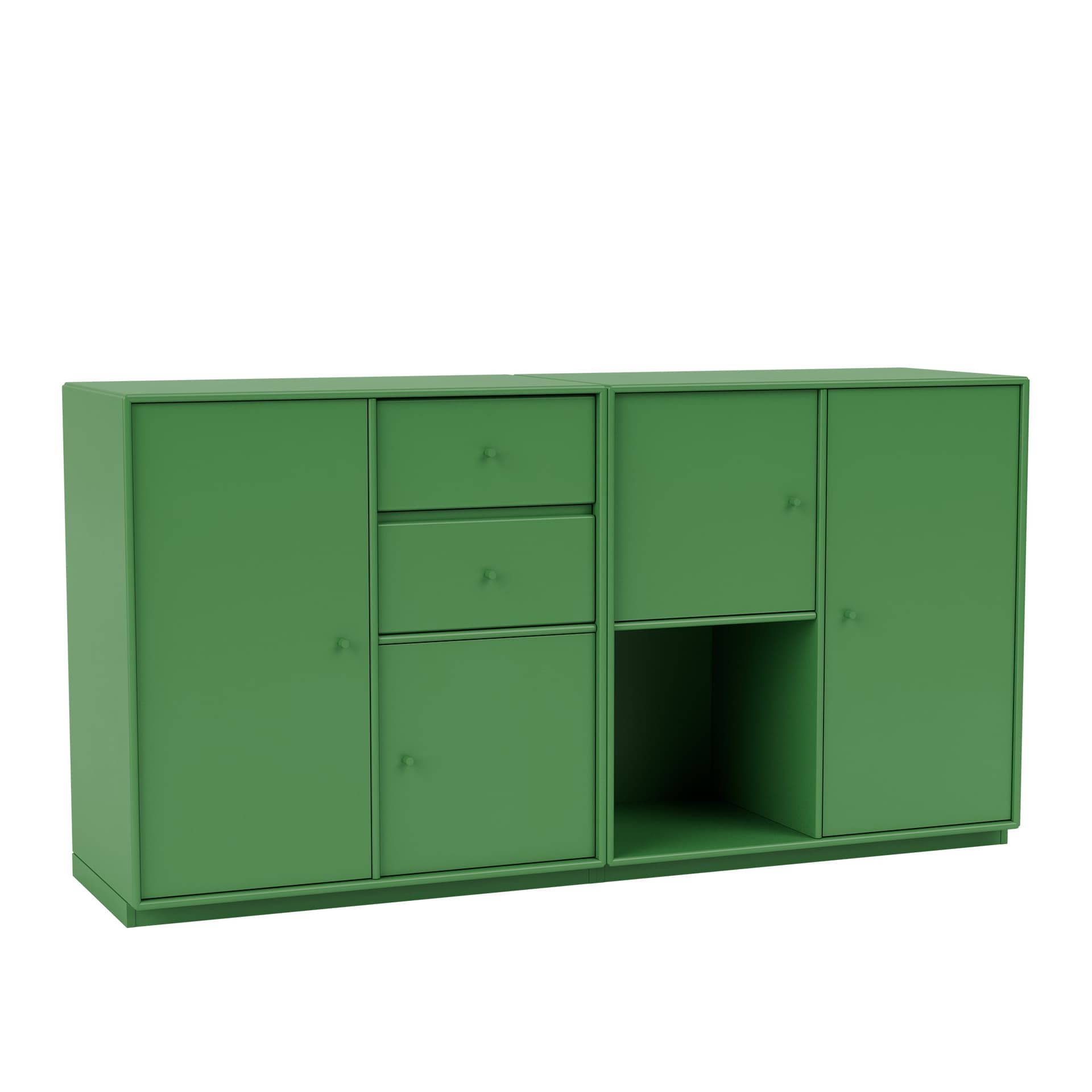Montana - Couple Sideboard 152-Parsley 06 Plinth 3 cm - Sideboards - Peter J. Lassen - Grønn - Tre