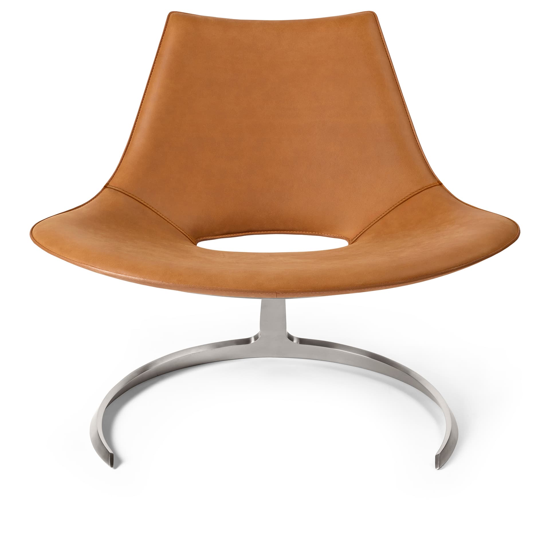 Carl Hansen - FK64 Scimitar Chair Terra 20360 - Lenestoler - Jørgen Kastholm & Preben Juhl Fabricius