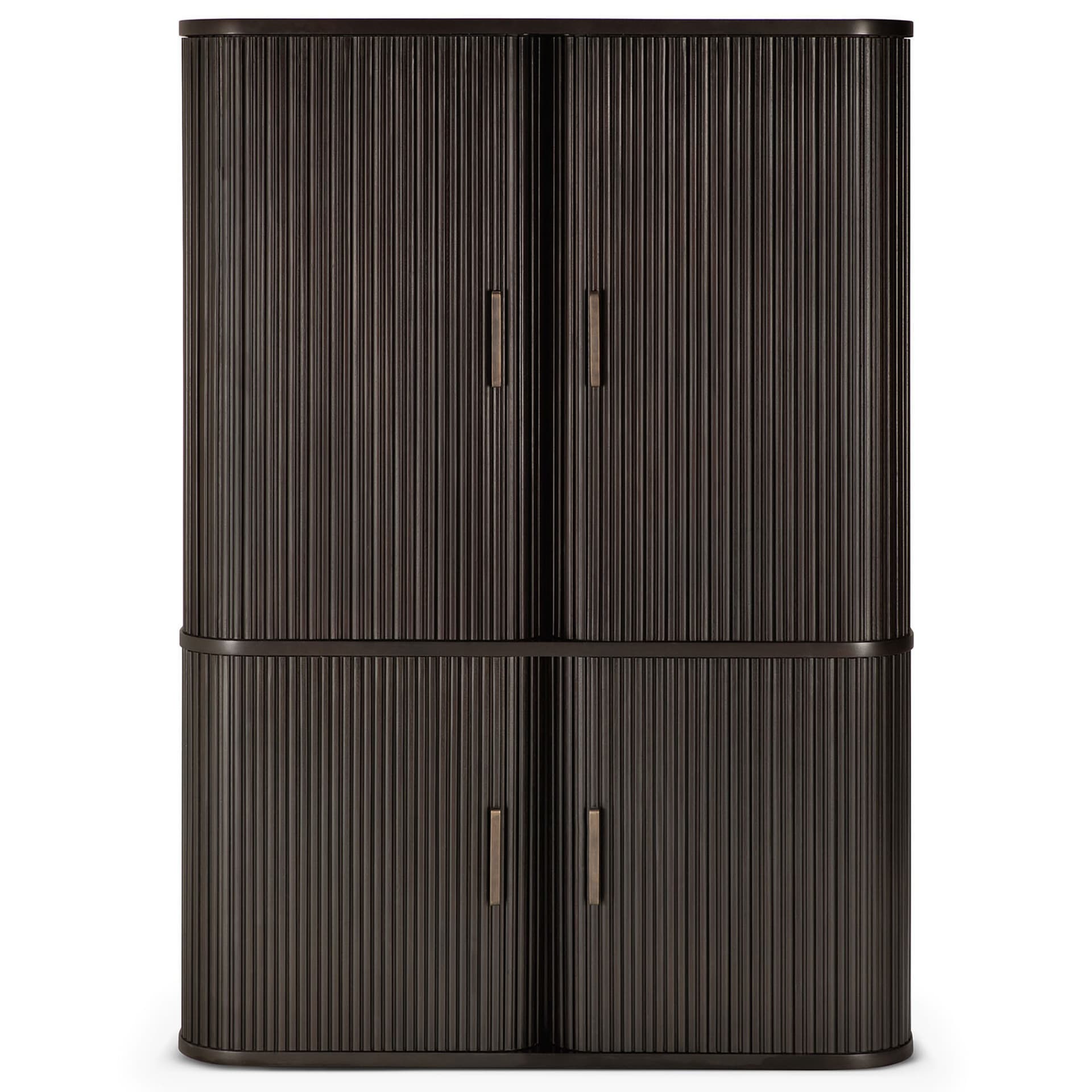 Ethnicraft - Roller Max filing cabinet - varnished mahogany - dark brown - Oppbevaringsskap - Alain Van Havre - Brun - Tre