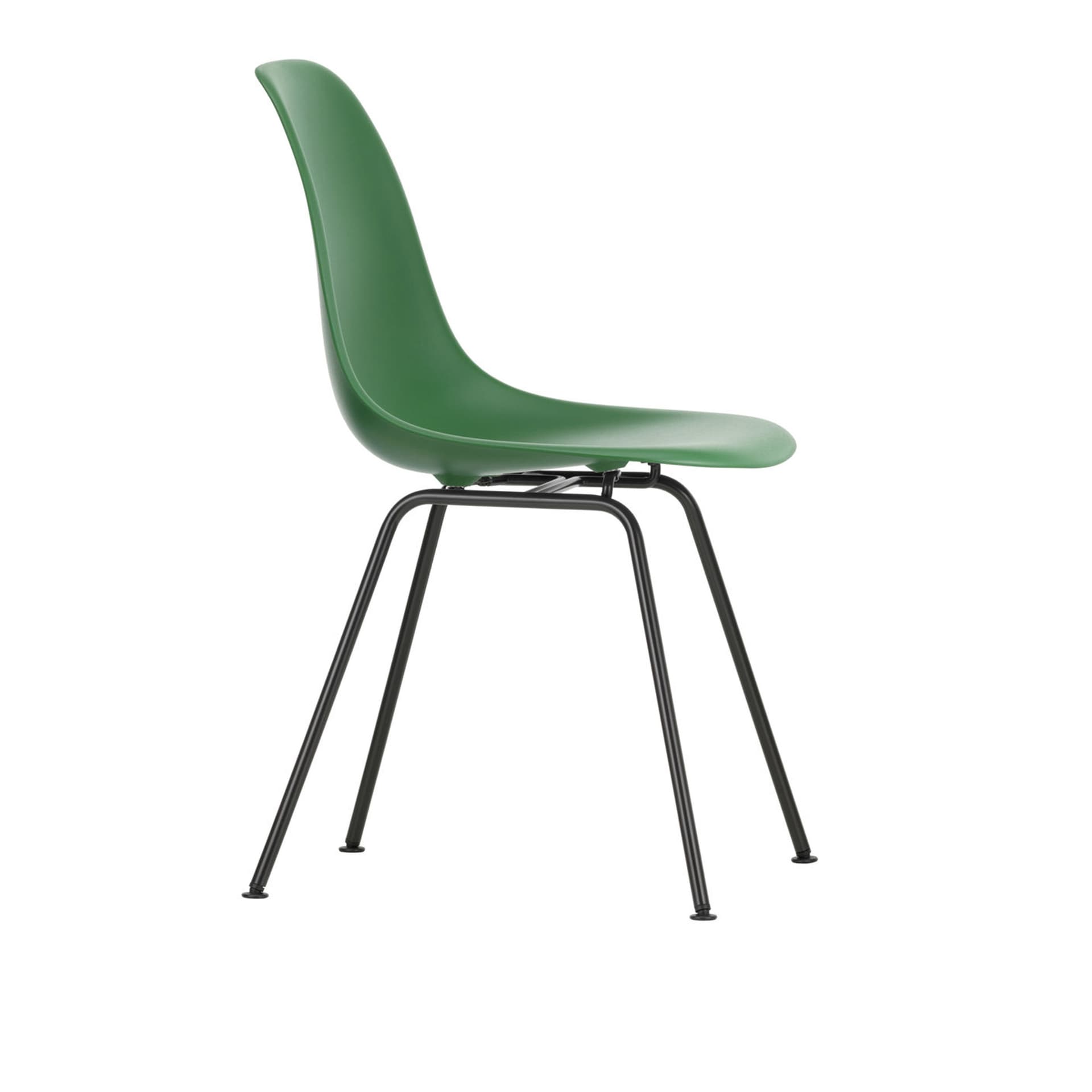 Vitra - Eames RE Plastic Chair DSX 17 Emerald, Basic Dark Base - Spisestoler - Charles & Ray Eames - Grønn - Metall/Plast