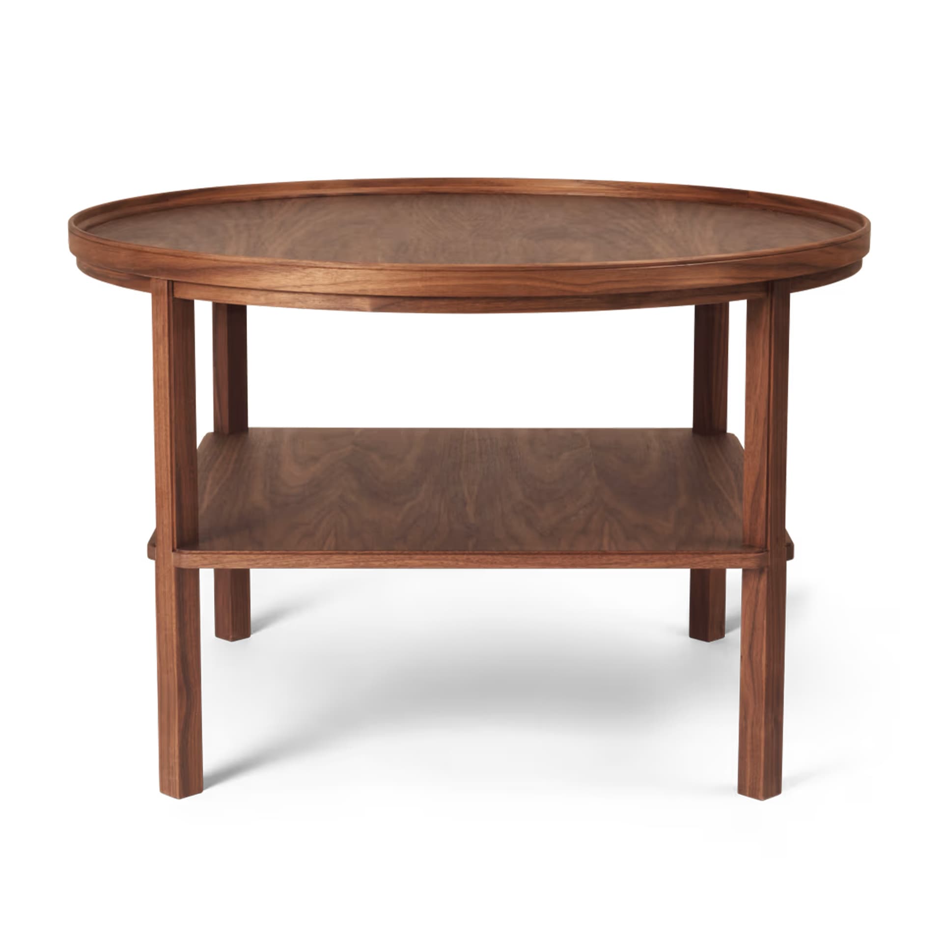 Carl Hansen - KK66870 Table Walnut Lacquer Gloss 20 - Sofabord - Kaare Klint - Tre farget - Tre