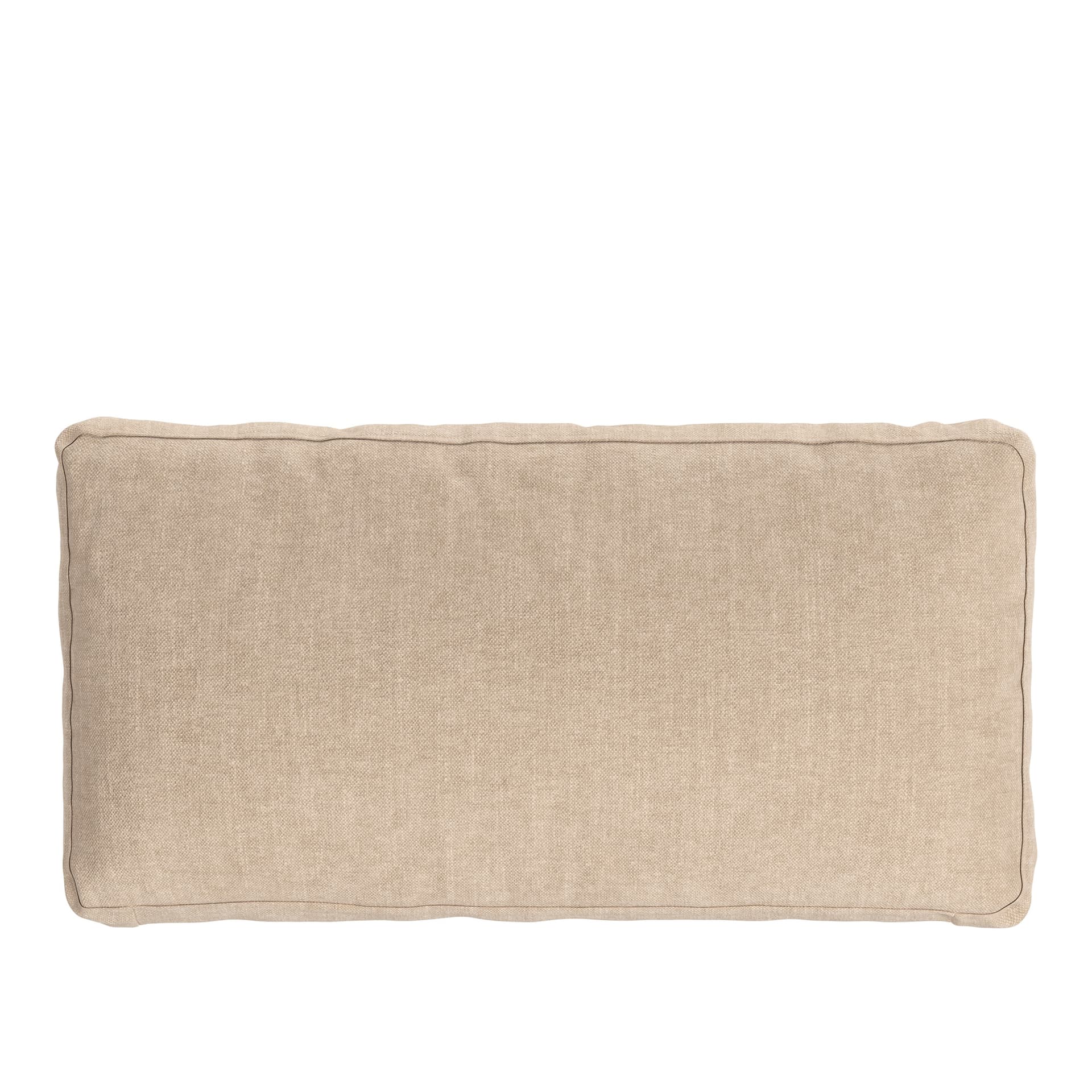 NOGA - Brick Rectangular Pillow Shadow, Beige Cotton - Beige