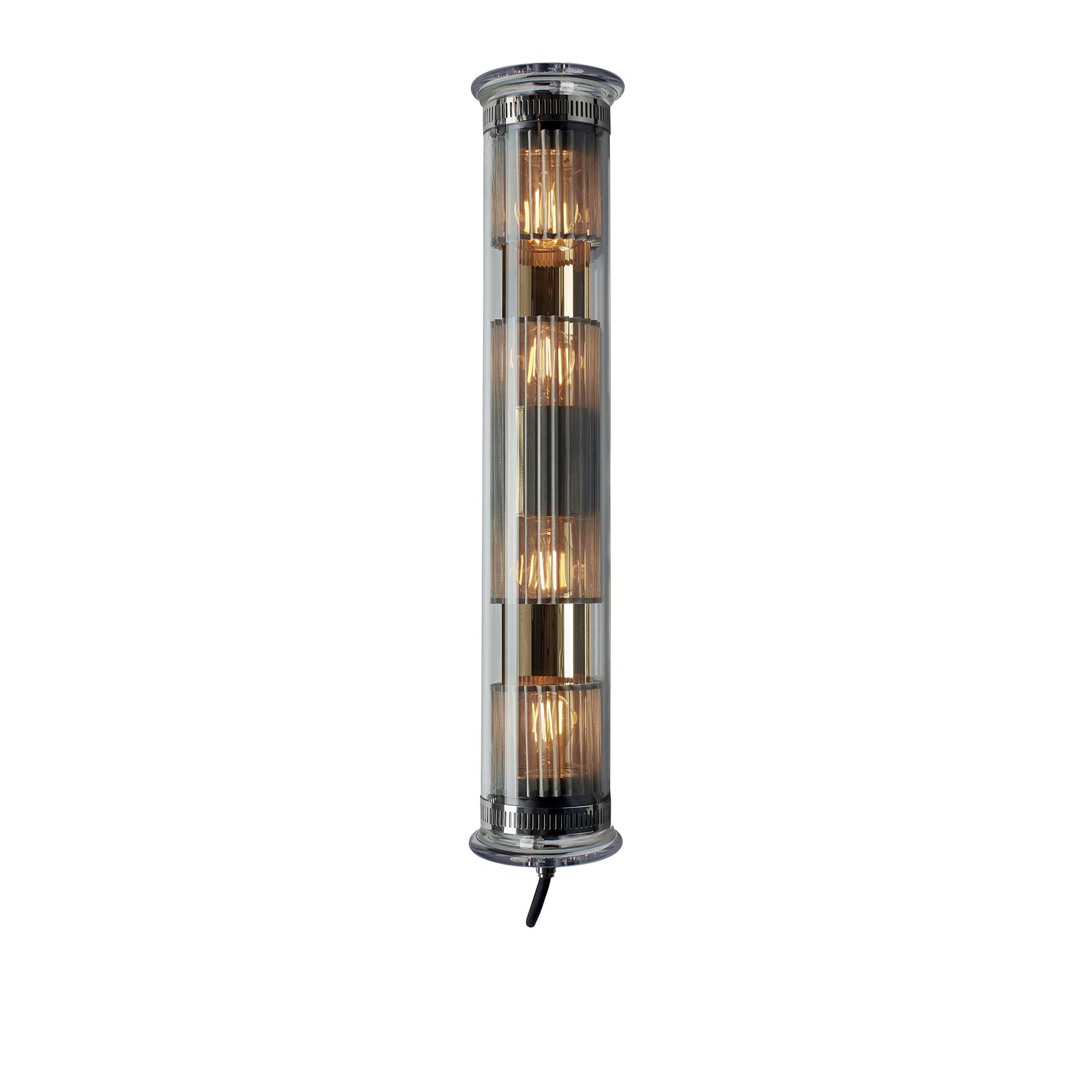 DCWéditions - In The Tube 120-700, Transparent Stopper, Gold/Silver - Vegglamper - Dominique Perrault,Gaëlle Lauriot - Gull - Glass/Metall