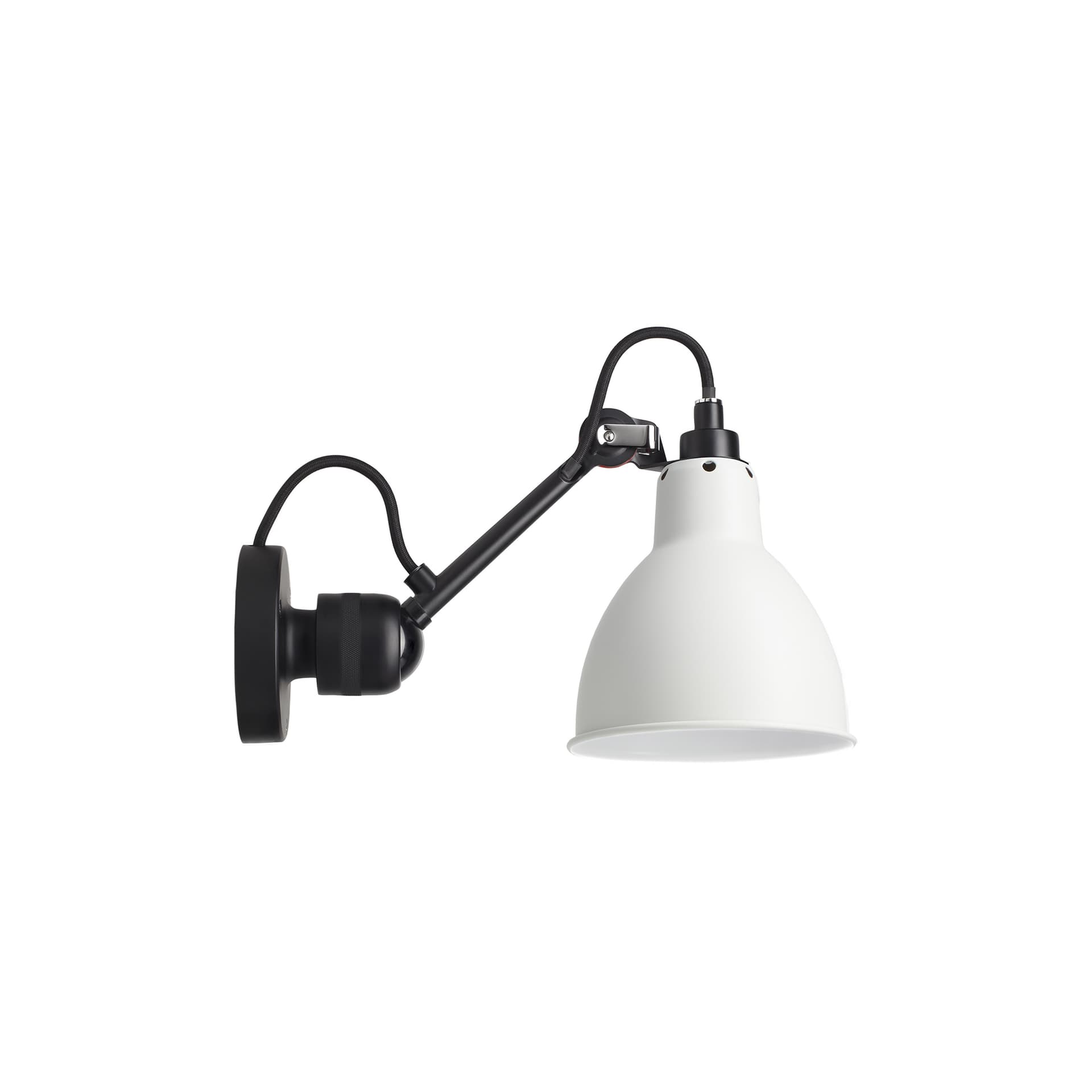 Lampe Gras - 304 Vegglampe Svart/Hvit