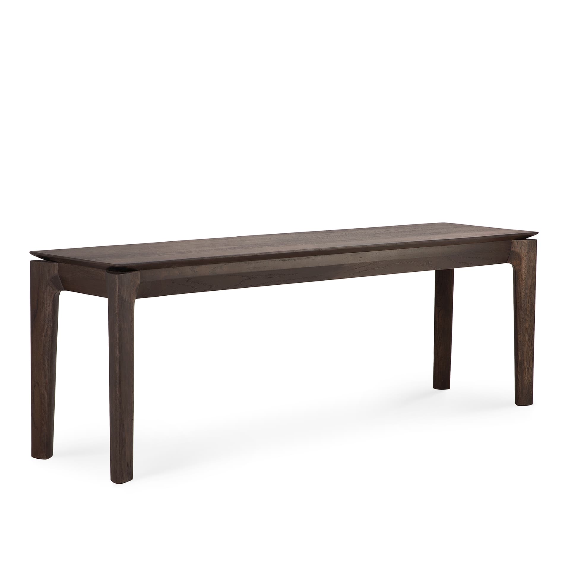 Ethnicraft - Bok Bench - Varnished Oak - Brown -126 x 35 cm - Benker - Alain Van Havre - Brun - Tre
