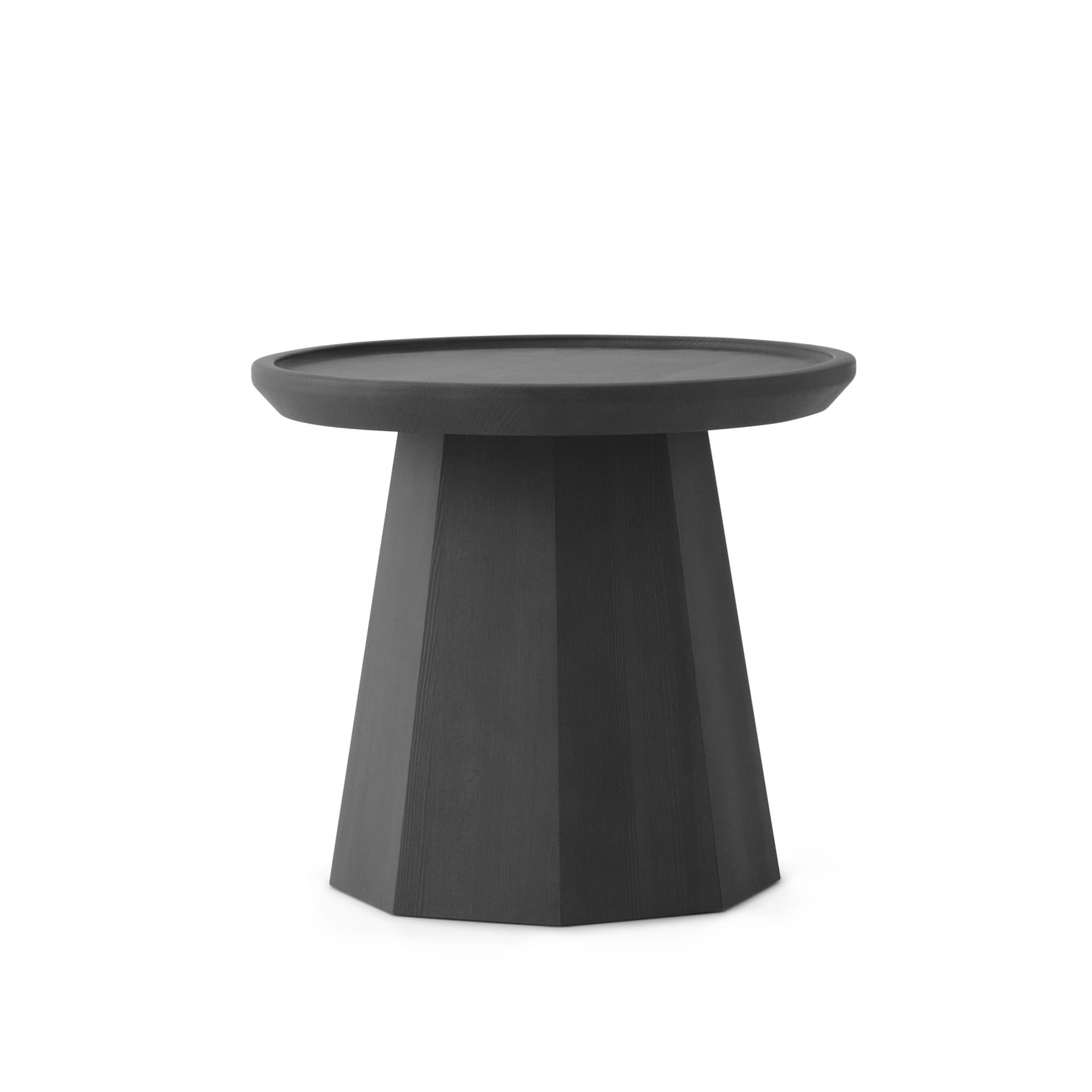 Normann Copenhagen - Pine Table Small Dark Grey - Småbord & sidebord - Simon Legald - Grå - Tre