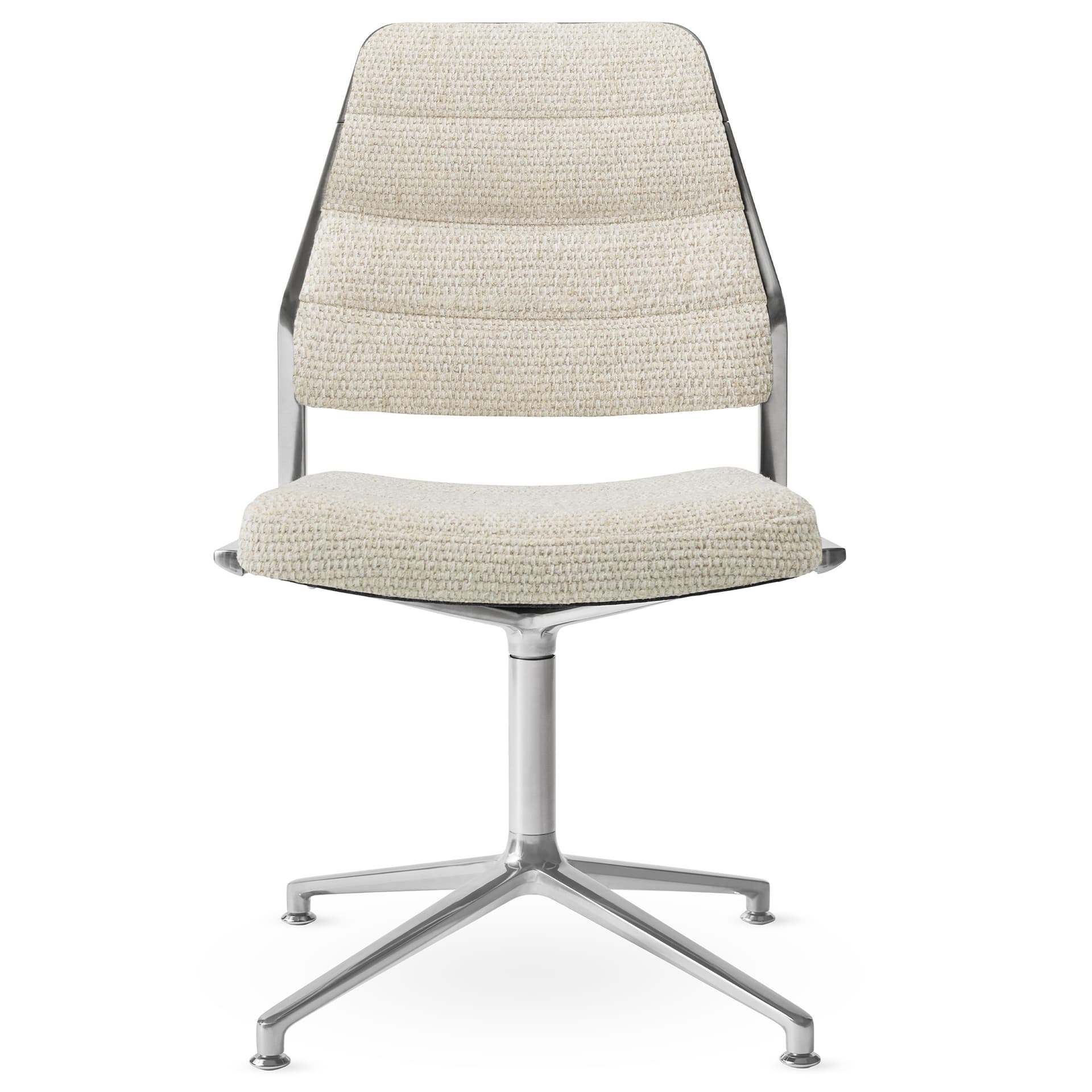 Vipp - Vipp454 Swivel chair, polished, gliders, Wavy - Kontorstoler