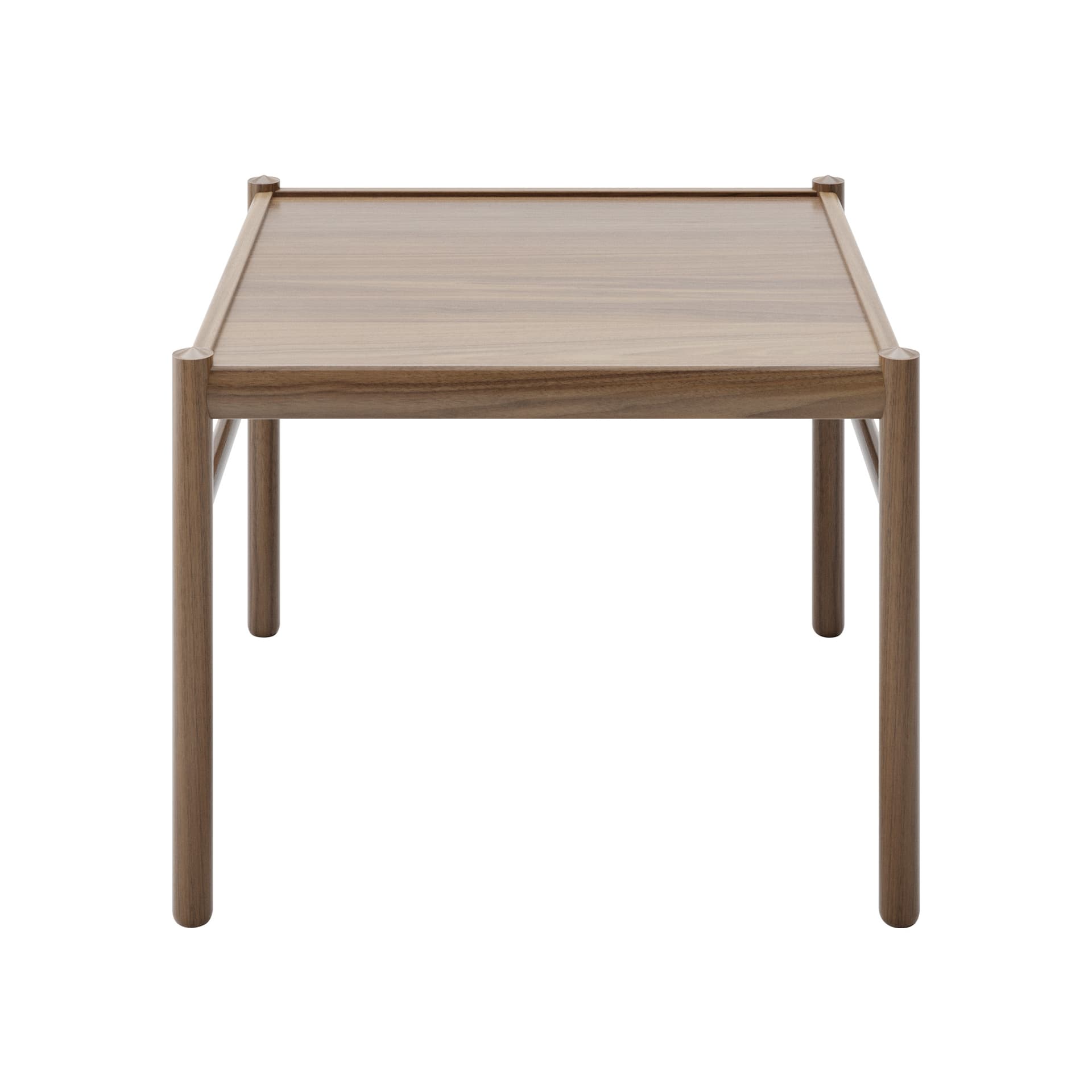 Carl Hansen - OW449 Colonial Table - Klarlackad Valnöt - Sofabord - Ole Wanscher - Tre farget - Tre