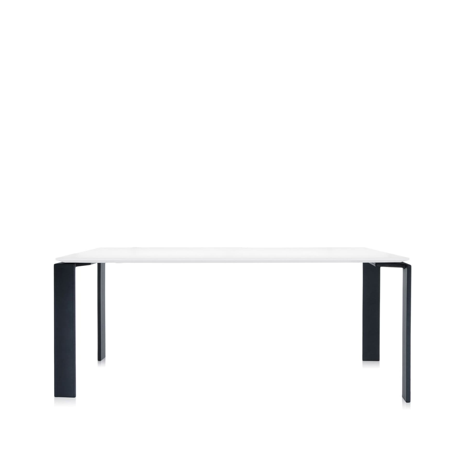 Kartell - Four Table 4523 190x79, White/Black, Scratch-Proof Laminate - Spisebord - Ferruccio Laviani - Hvit - Laminat/Metall