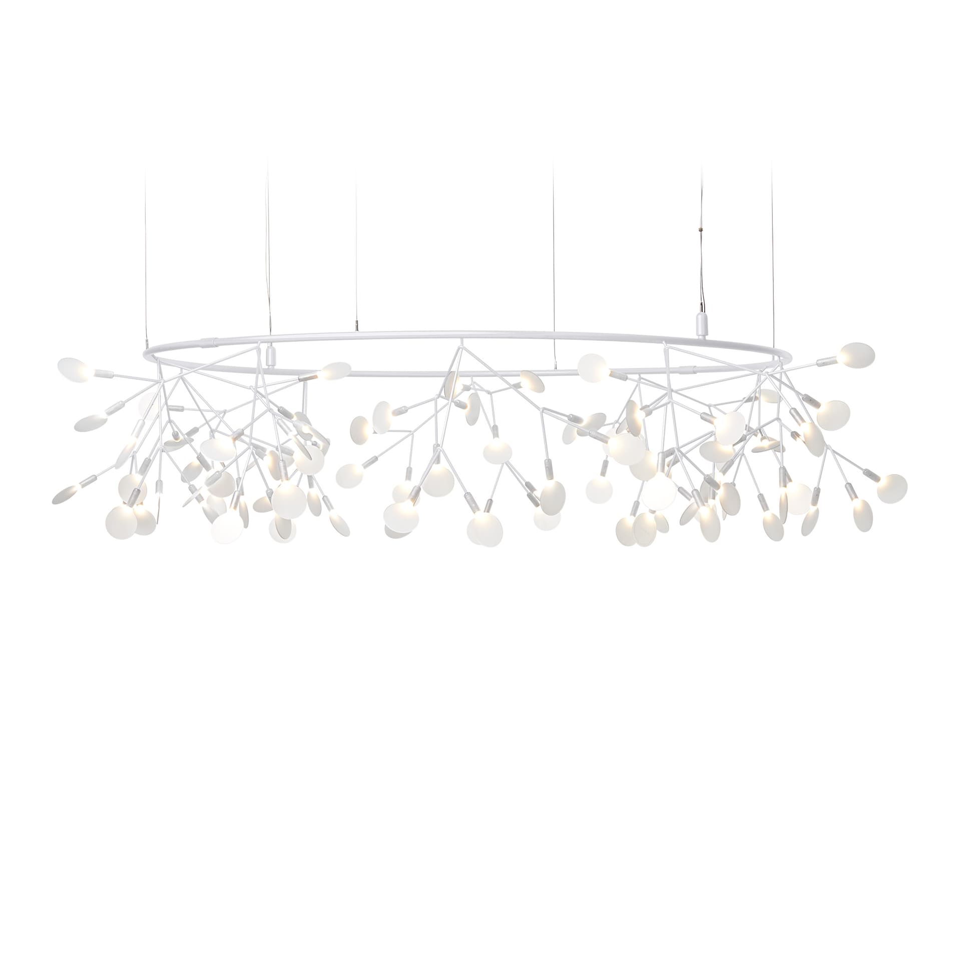 Moooi - Heracleum III, The Big O Small White - Lysekroner - Bertjan Pot - Hvit