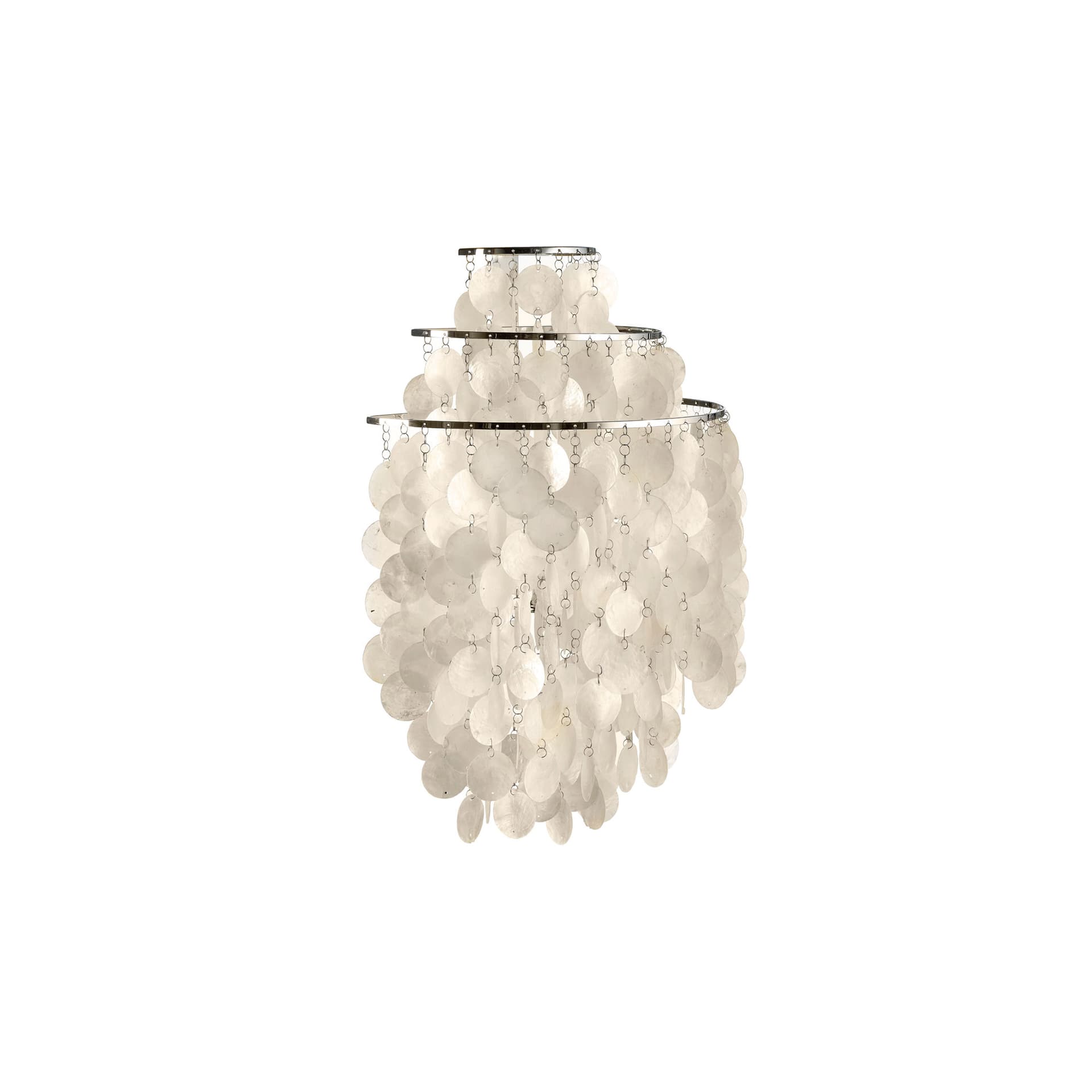 Verpan - Fun 1WM Wall Lamp - Vegglamper - Verner Panton - Sølv