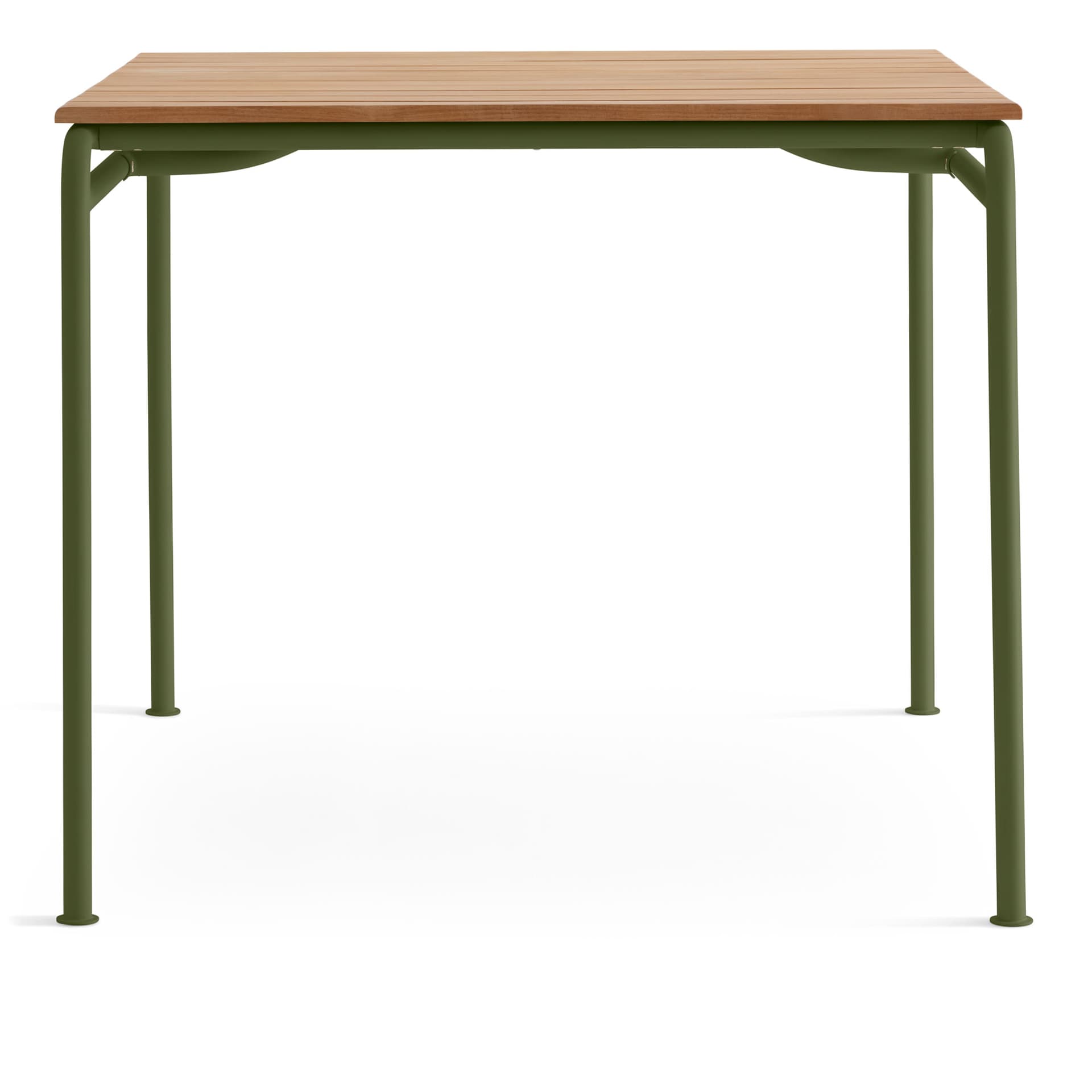 A Huseby - Kallio Outdoor Dining Table Small Green - Utendørs spisebord - Sami Kallio - Grønn - Metall/Tre