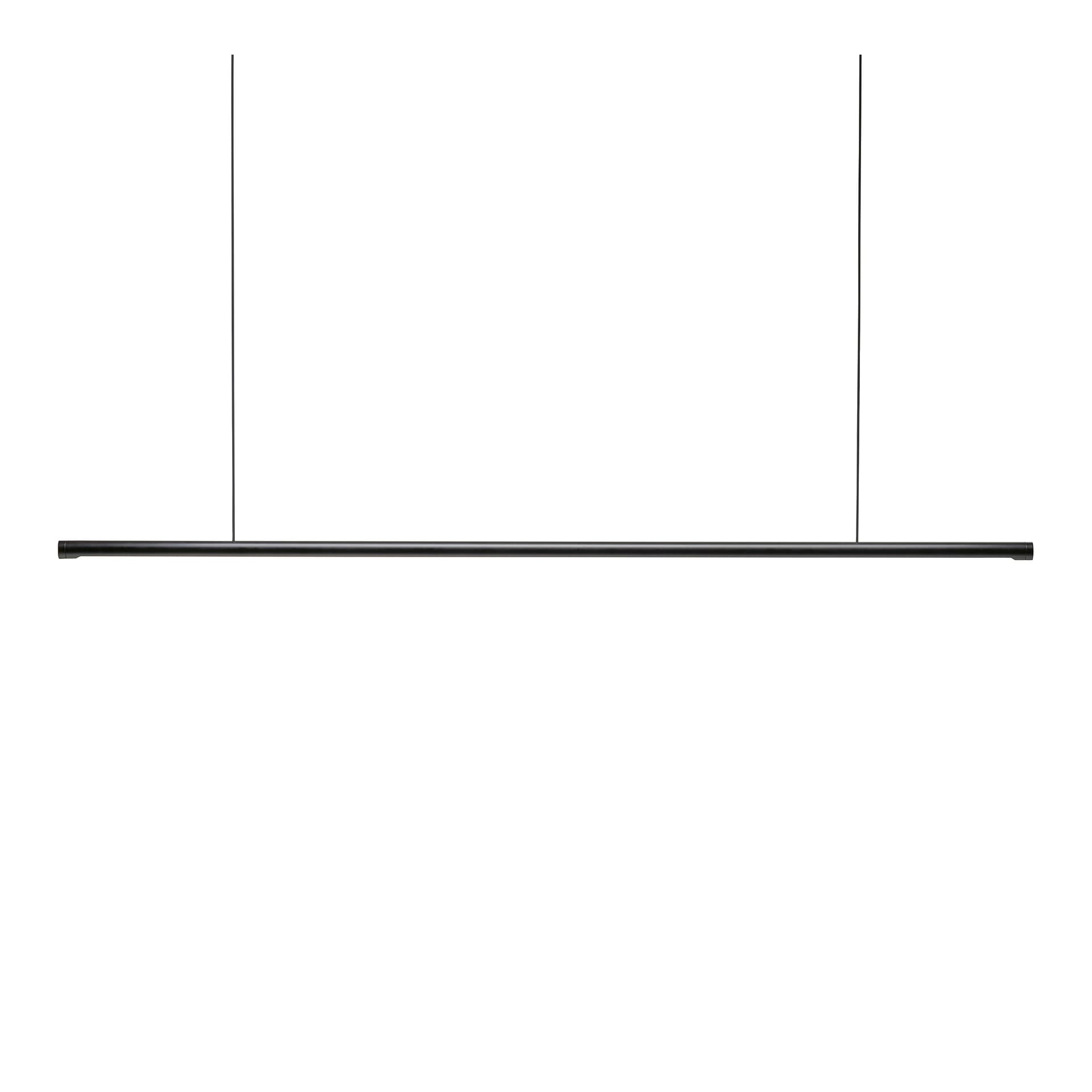 Wastberg+ - w181linier s, Anodized Black, Dimmable, 2700K - Pendellamper - Dirk Winkel - Svart