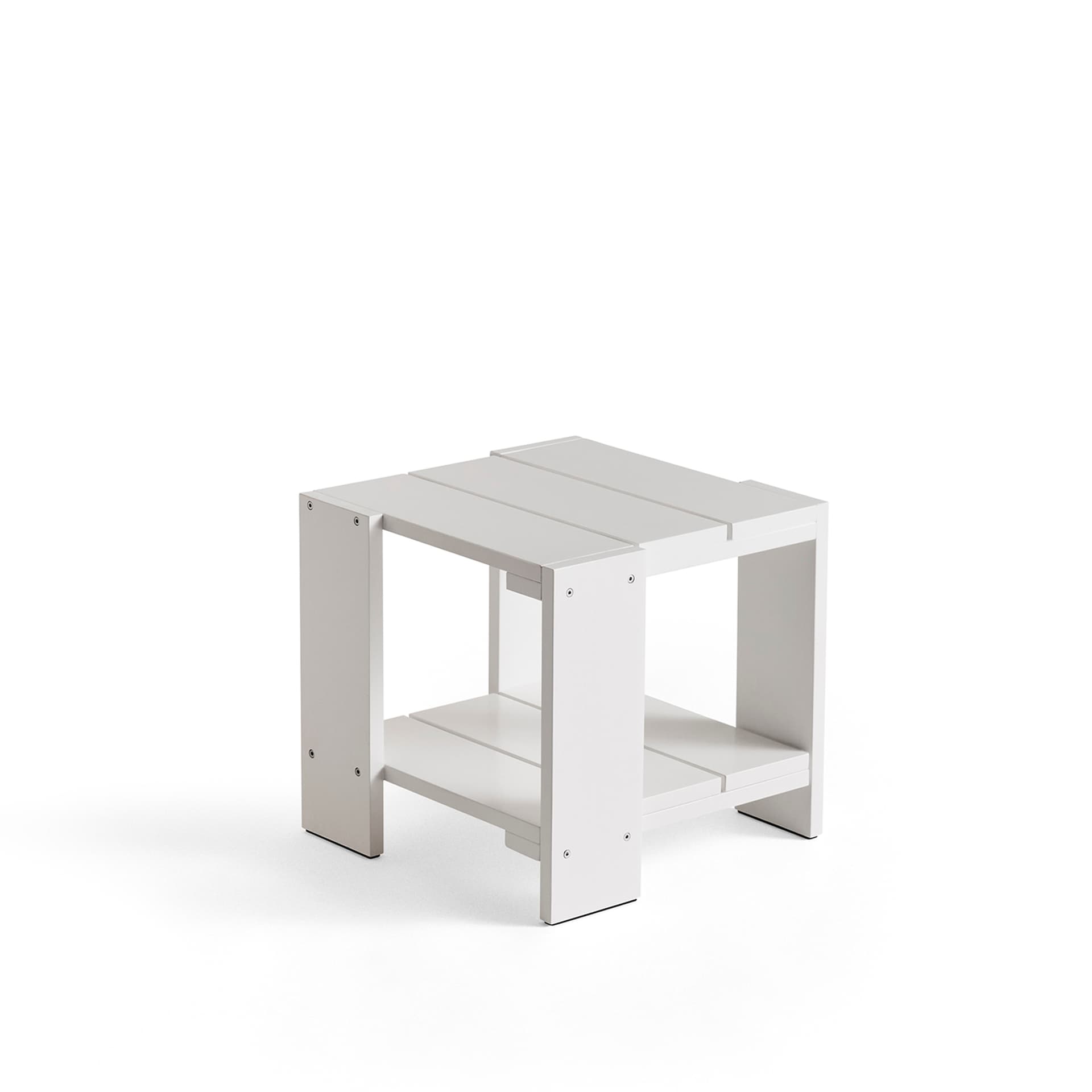 HAY - Crate Side Table / White - Utendørs småbord & sidebord - Gerrit Rietveld - Hvit - Tre