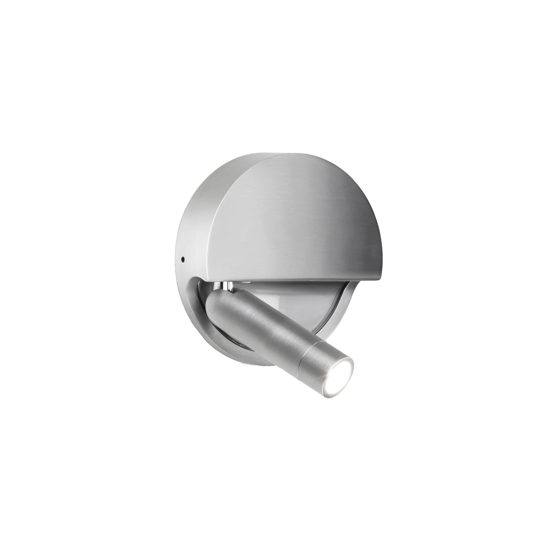 Marset - Ledtube R Left - Aluminium - Sengelamper - Daniel López - Sølv - Metall/Plast