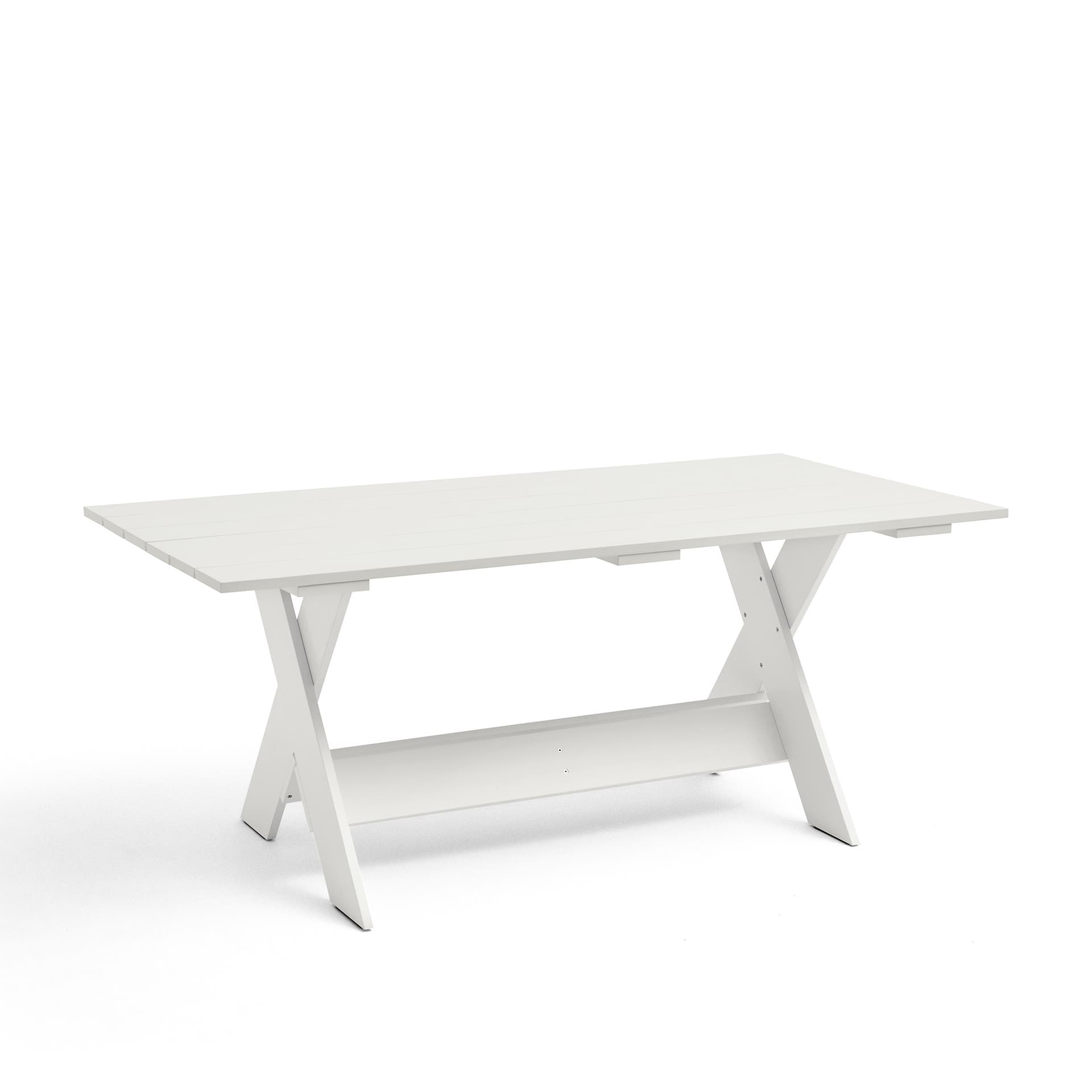 HAY - Crate Dining Table L180 - White - Utendørs spisebord - Gerrit Rietveld - Hvit - Tre