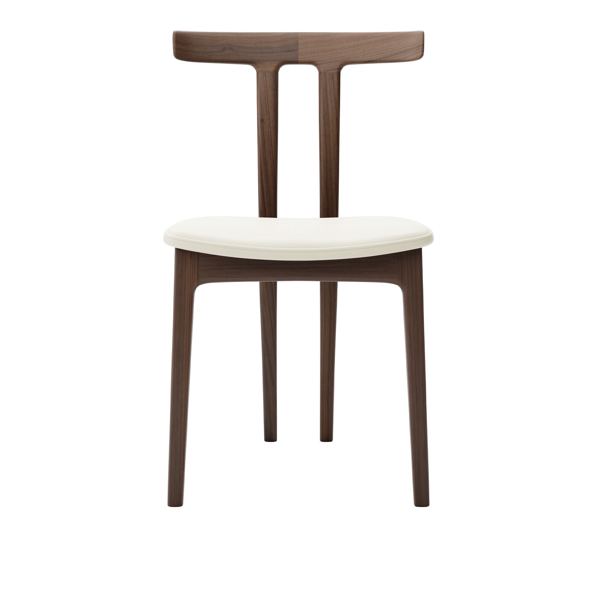Carl Hansen - OW58, T-Chair, Oiled Walnut, Leather Cat. B Thor 300 - Spisestoler - Ole Wanscher - Tre farget