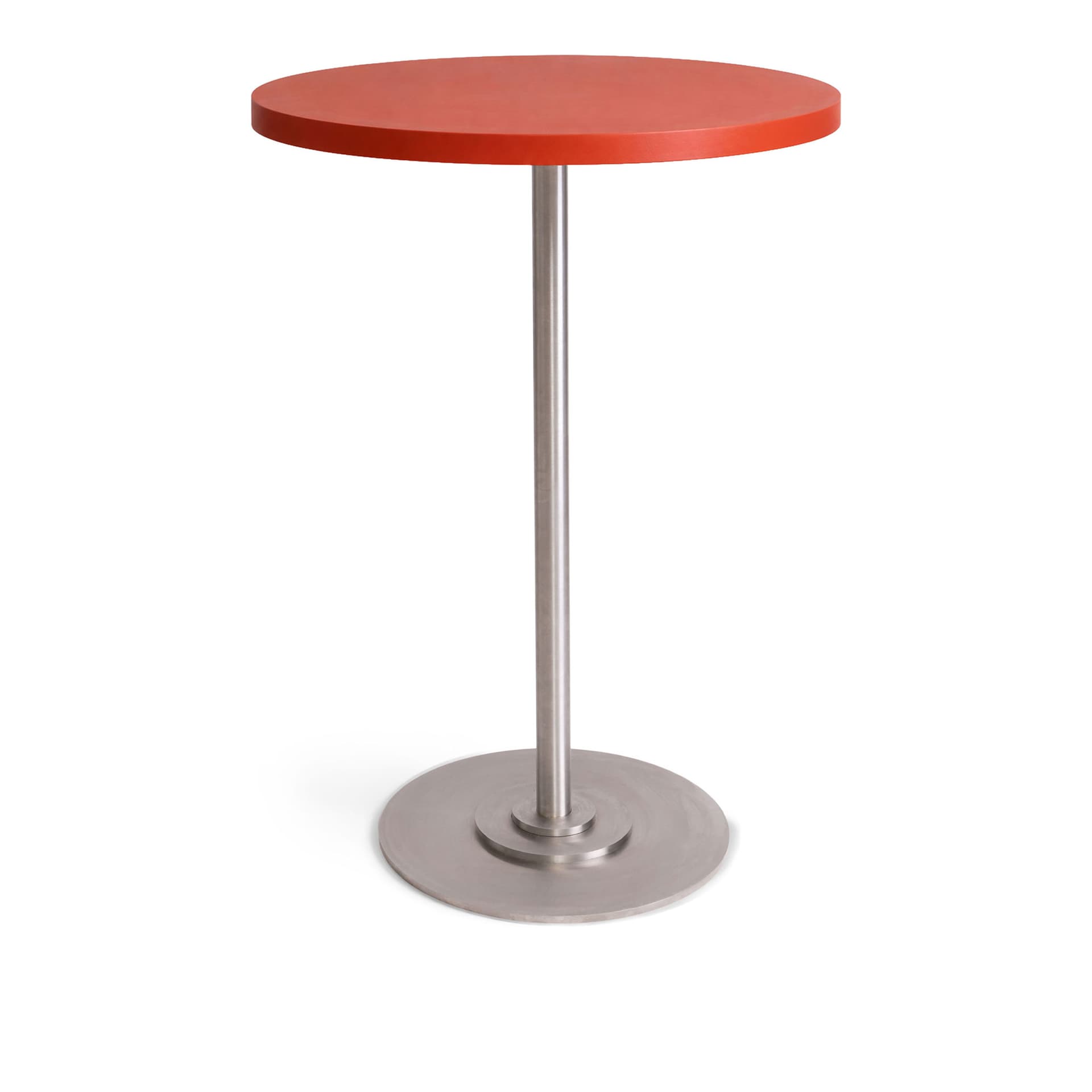 Frama - Table 57 matbord 55 cm rostfritt stål / red - Spisebord - Per Holland Bastrup - Rød - Metall
