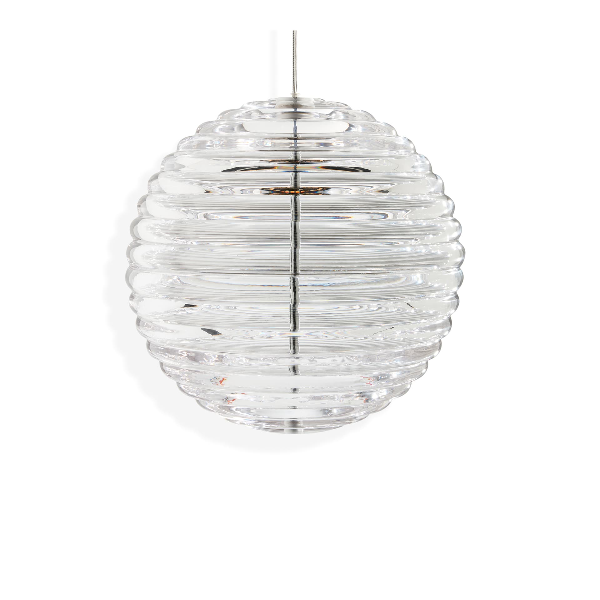 Tom Dixon - Press Sphere Pendant - Pendellamper - Gjennomsiktig