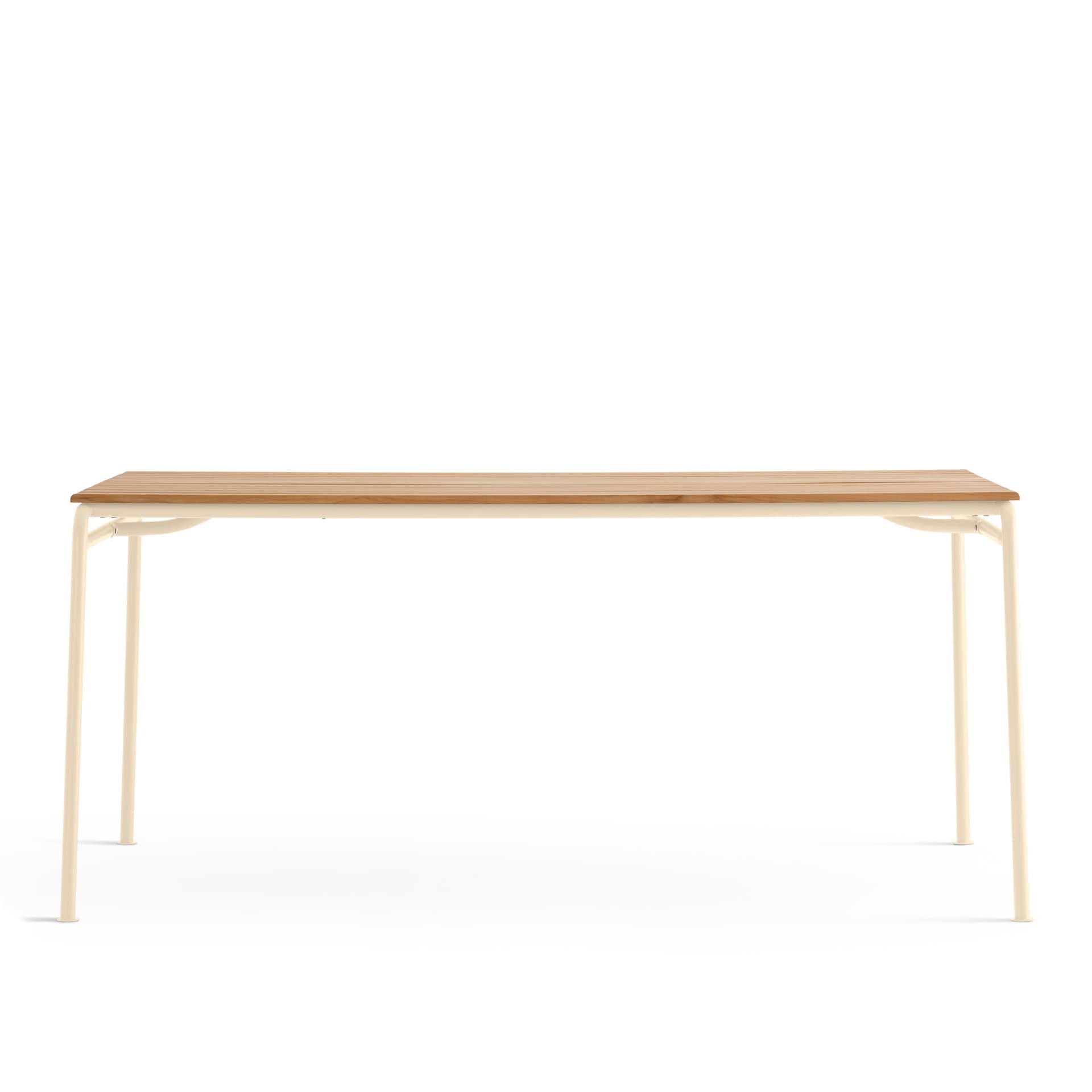 A Huseby - Kallio Outdoor Dining Table Medium Ivory - Utendørs spisebord - Sami Kallio - Beige - Metall/Tre