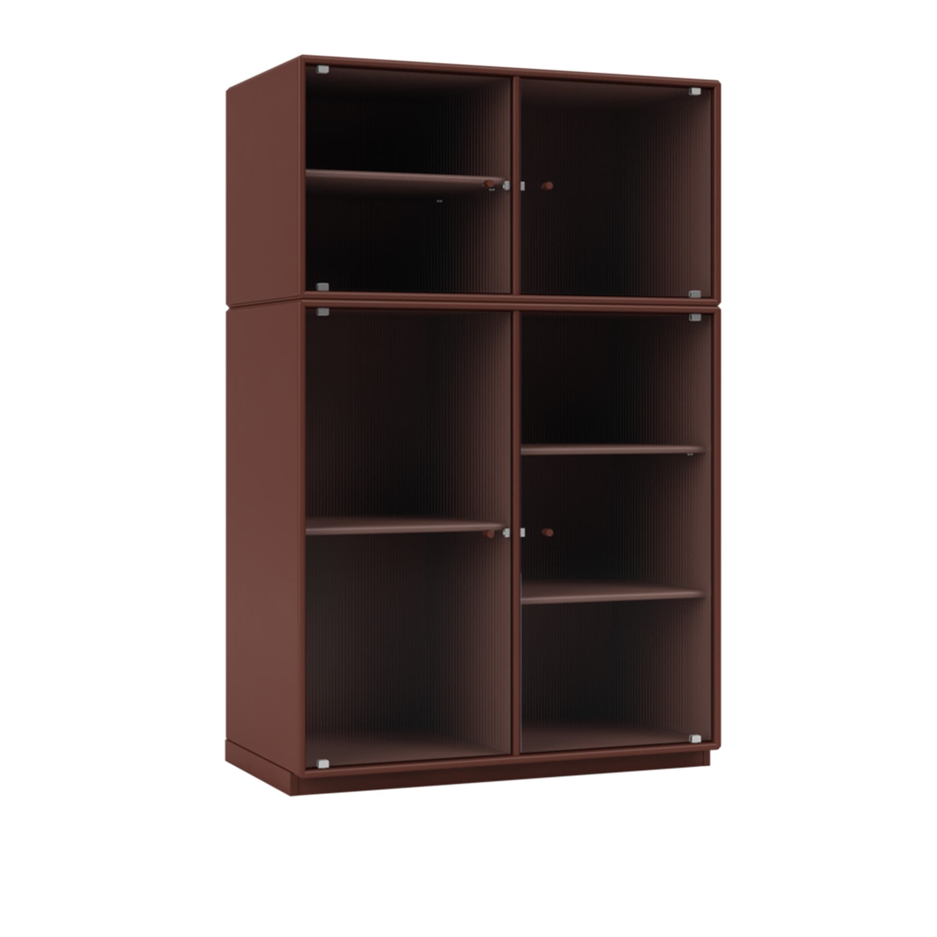 Montana - Ripple Iii – Vitrine Cabinet 155-Masala 06 Plinth 3 cm - Vitrineskap - Peter J. Lassen - Brun - Tre
