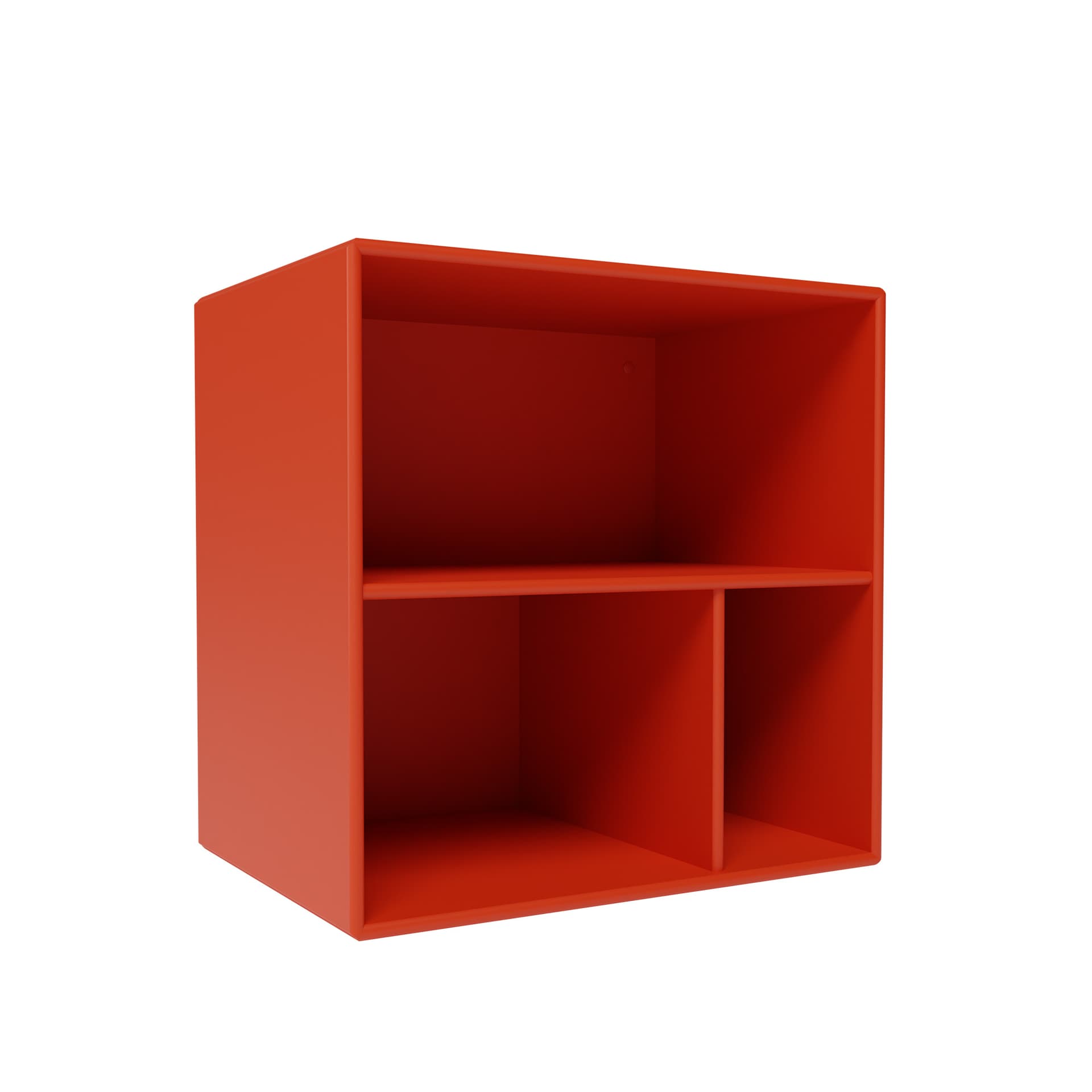 Montana - Montana Mini 1102 - Module With Shelves - Rosehip - Hyller & Hyllesystem - Peter J. Lassen - Rød
