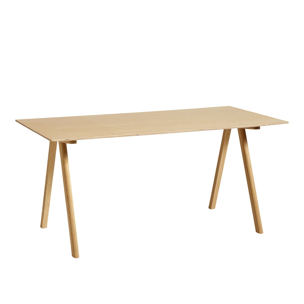 HAY - CPH10 2.0 Desk Lacquered Oak Frame L160 X W80 X H74 Lacquered Oak Veneer Top Lacquered Edge - Skrivebord - Ronan & Erwan Bouroullec - Tre farget - Tre