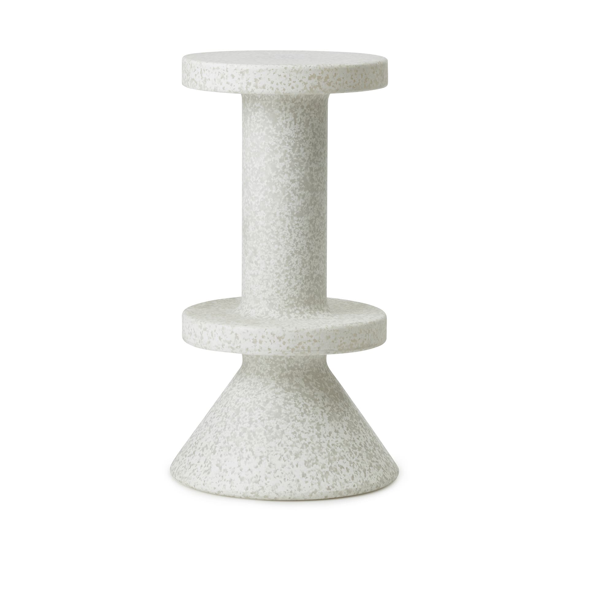 Normann Copenhagen - Bit Barstool 75 cm White / White - Barstoler & barkrakker - Simon Legald - Hvit - Metall/Plast