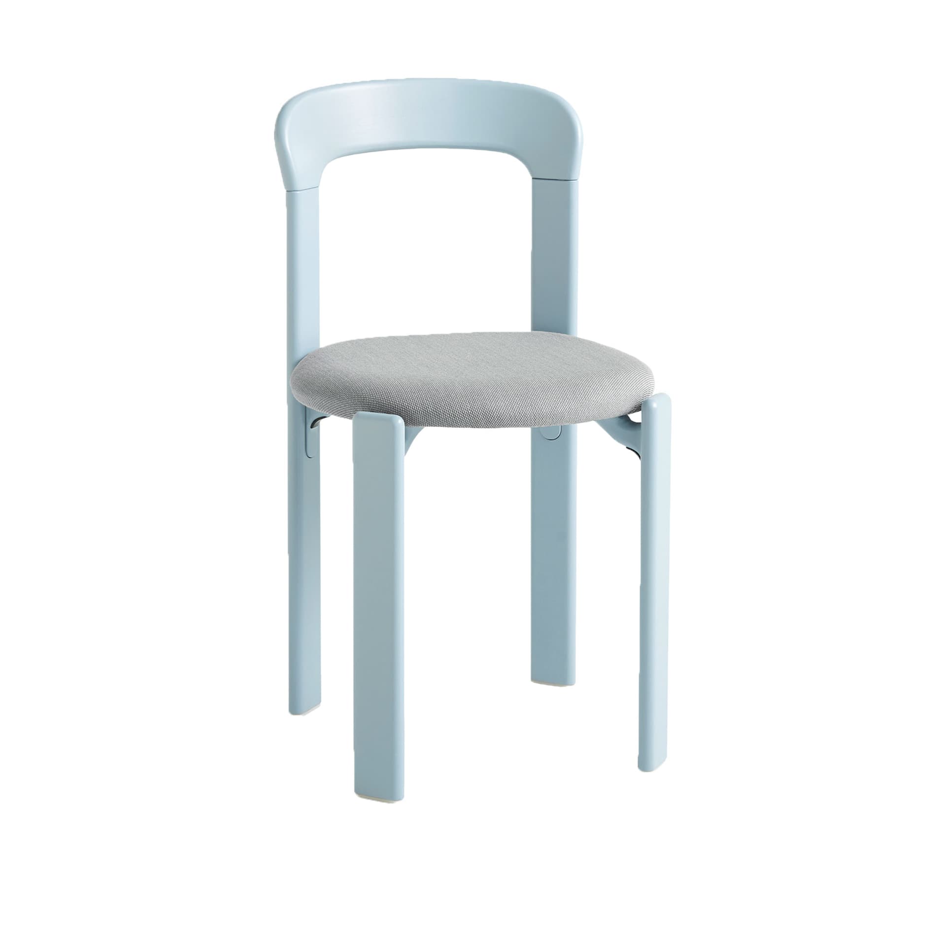 HAY - Rey Chair - Slate blue waterbased lacquered beech, seat upholstery Steelcut Trio 113 REY22 - Spisestoler - Bruno Rey - Blå - Tre