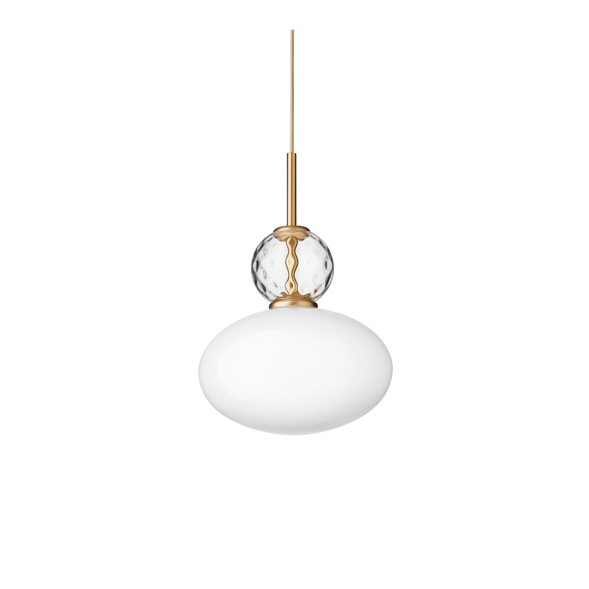 Nuura Aps - Rizzatto 32 pendellampe Opal/Satin Brass Nuura