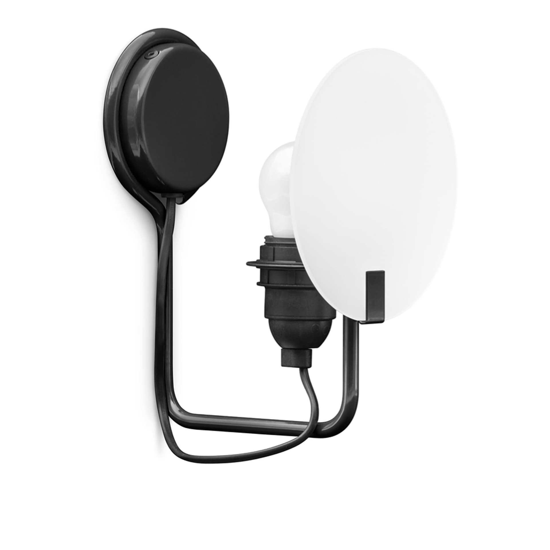 Stilnovo - Bugia LED-vegglampe, svart, med 1 lyskilde